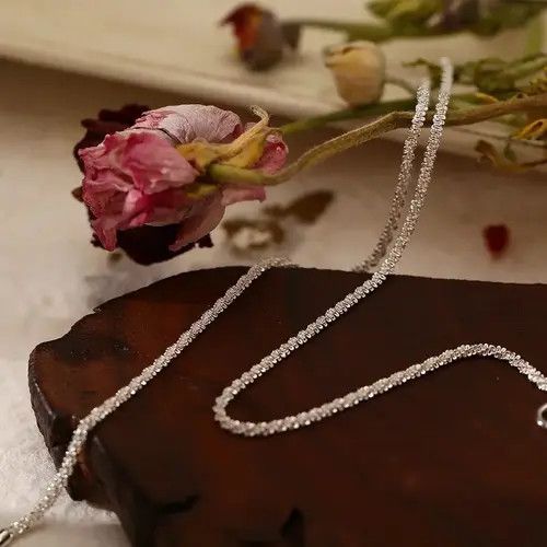 Designer × Sterling Silver Choker Choker Starry Sky Collar Necklace Size ONE SIZE - 3 Thumbnail
