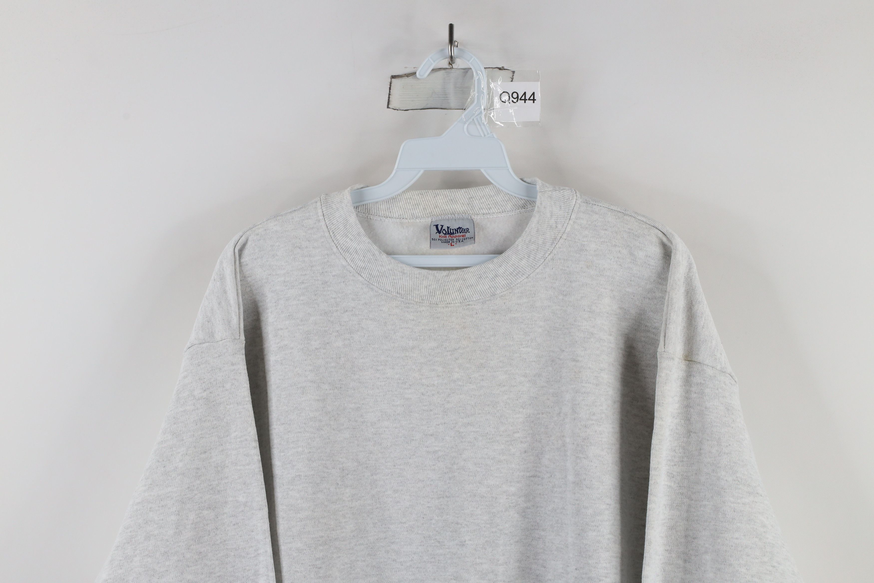 Vintage Vintage 90s Streetwear Crewneck Sweatshirt Heather Gray USA Size US L / EU 52-54 / 3 - 2 Thumbnail