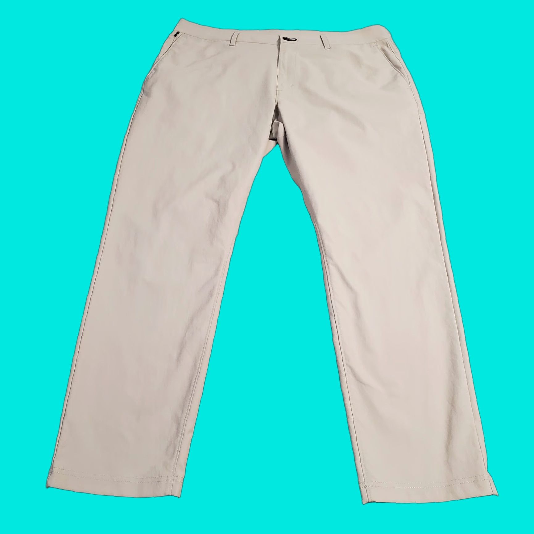 Vintage Public Rec Pants Mens 36x30 Beige Straight Leg Performance Stretch Lightweight Casual Chino Pockets Mens Regular Inseam 30 Size US 36 / EU 52 - 1 Thumbnail
