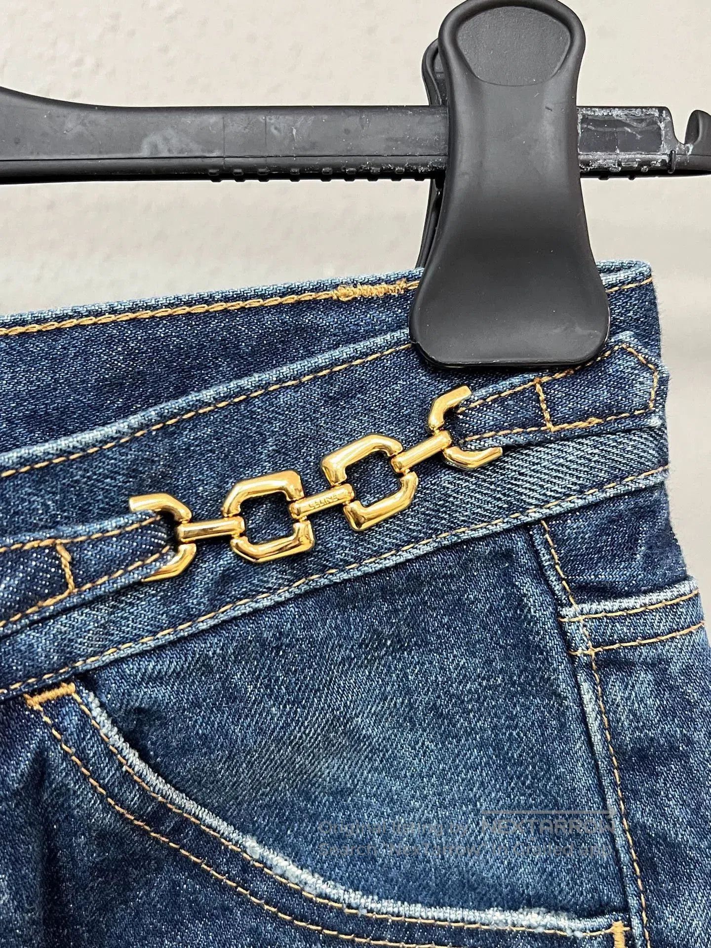 Celine Celine Chain Jeans. Size 25" / US 0 / IT 36 - 3 Thumbnail