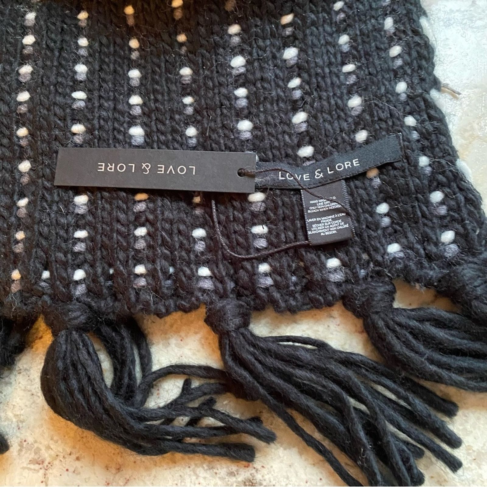 Other NEW Indigo Love & Lore Cabin Marl Stripe Scarf NWT Size ONE SIZE - 4 Thumbnail