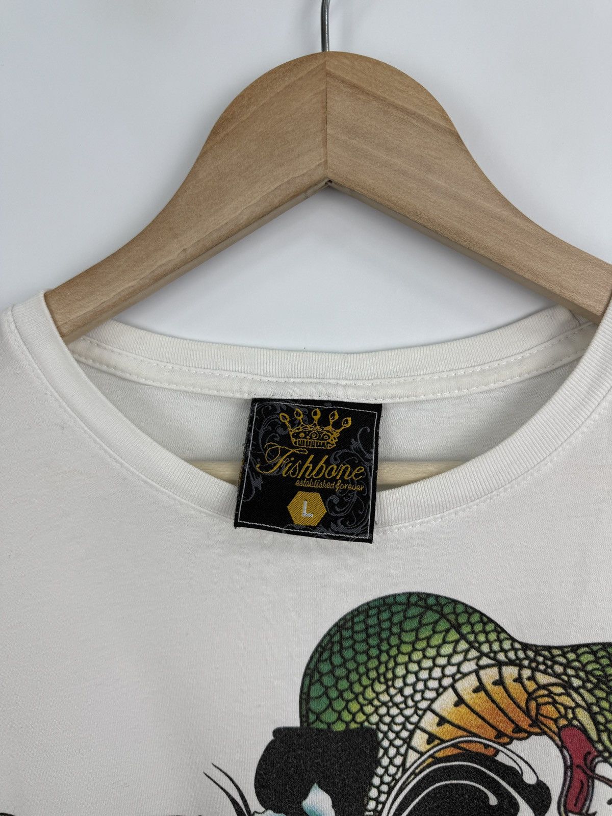 Christian Audigier × Ed Hardy 🇺🇸 Vintage 90s Big Buddha Forever ED Hardy Style t-shirt hype Size US M / EU 48-50 / 2 - 7 Thumbnail