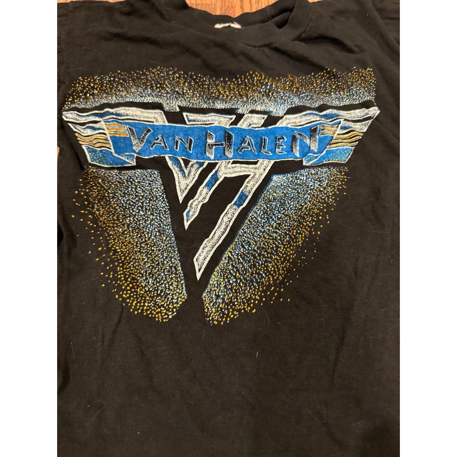 Other True Vintage 1980s Van Halen Speckled Logo Size US S / EU 44-46 / 1 - 2 Thumbnail