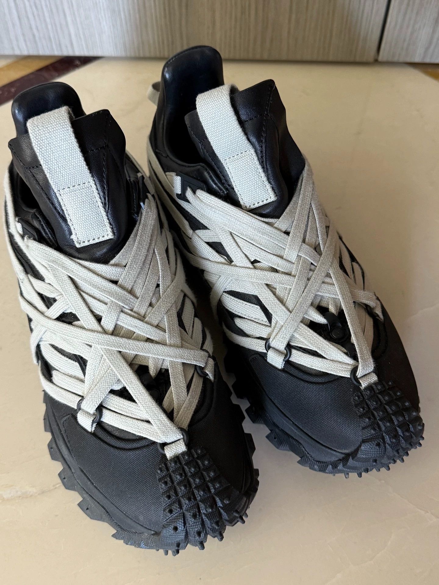 Rick Owens Rick Owens x Moncler collaboration Crazy Lace-up Shoes Size US 7 / EU 40 - 1 Thumbnail