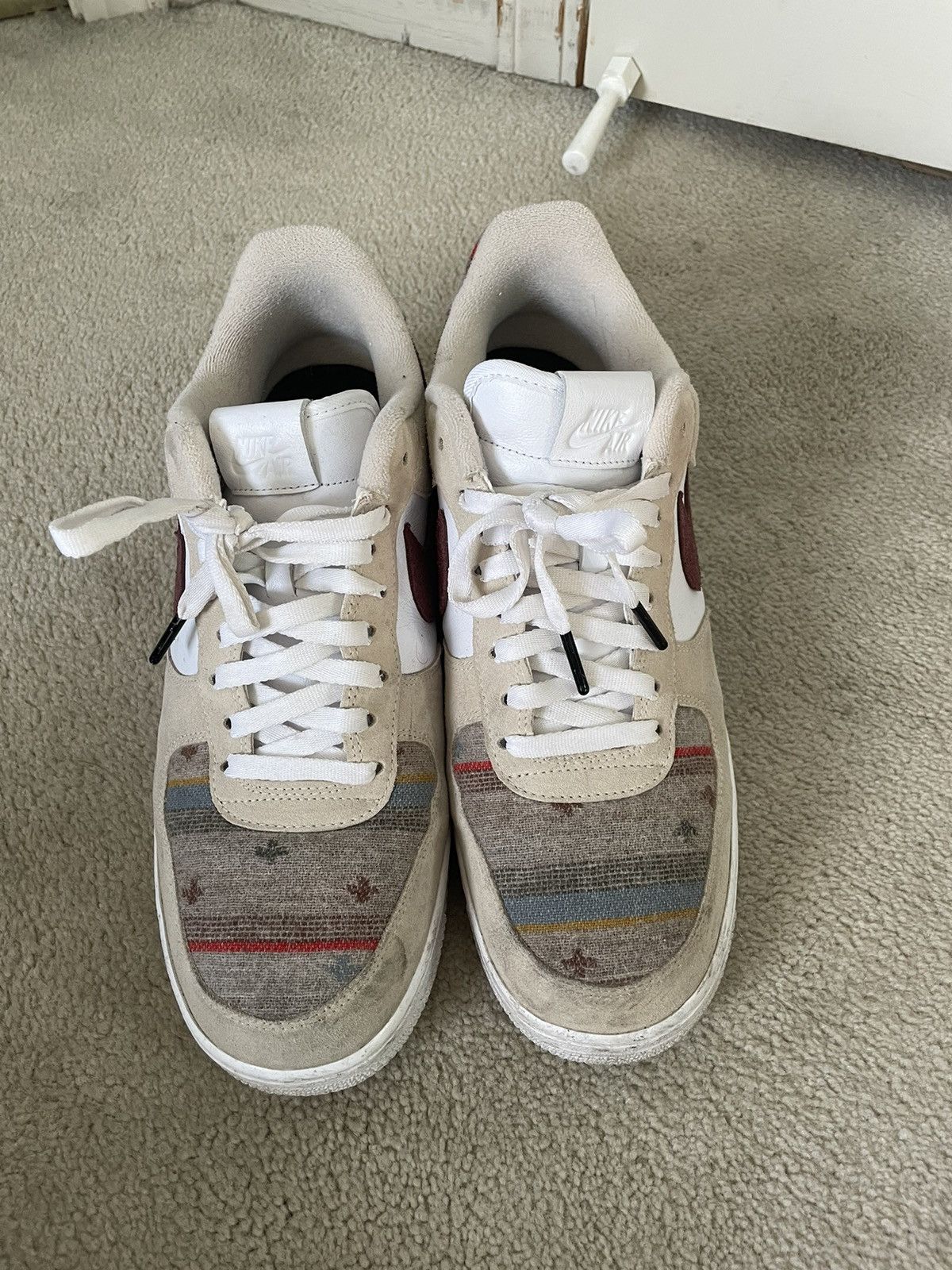Nike × Pendleton NikeID x Pendleton custom suede Airforce 1s Size US 11.5 / EU 44-45 - 3 Thumbnail