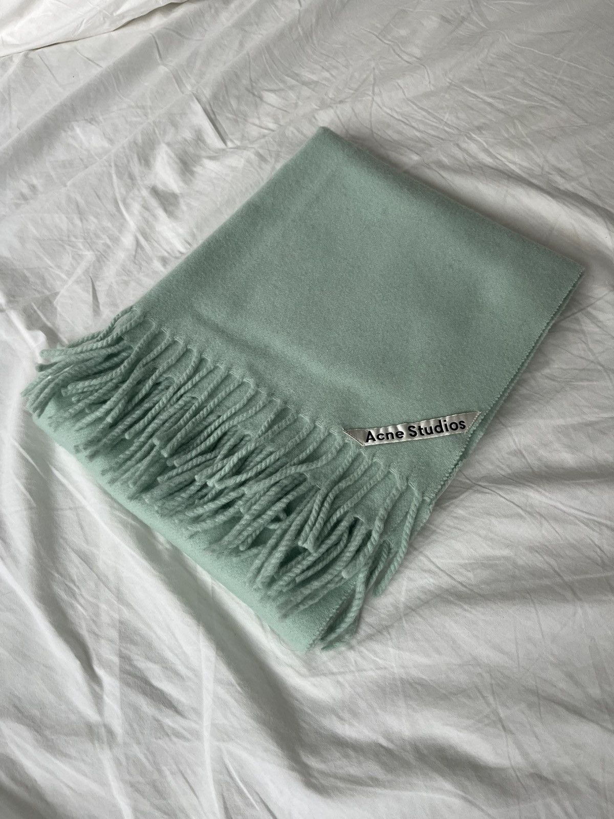Acne Studios Acne Studios Mint Green Scarf Size ONE SIZE - 1 Thumbnail