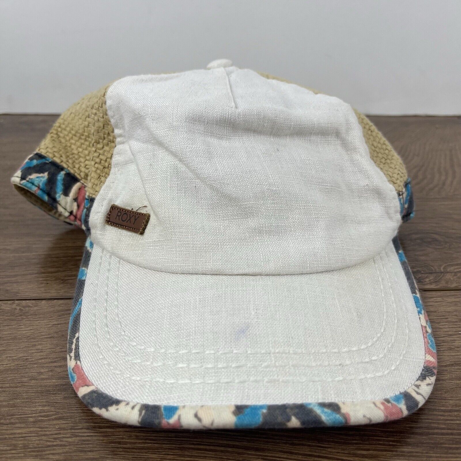 Other ROXY Hat Roxy Hat White Cap Hat Adjustable Hat White Adult H Size ONE SIZE - 4 Thumbnail