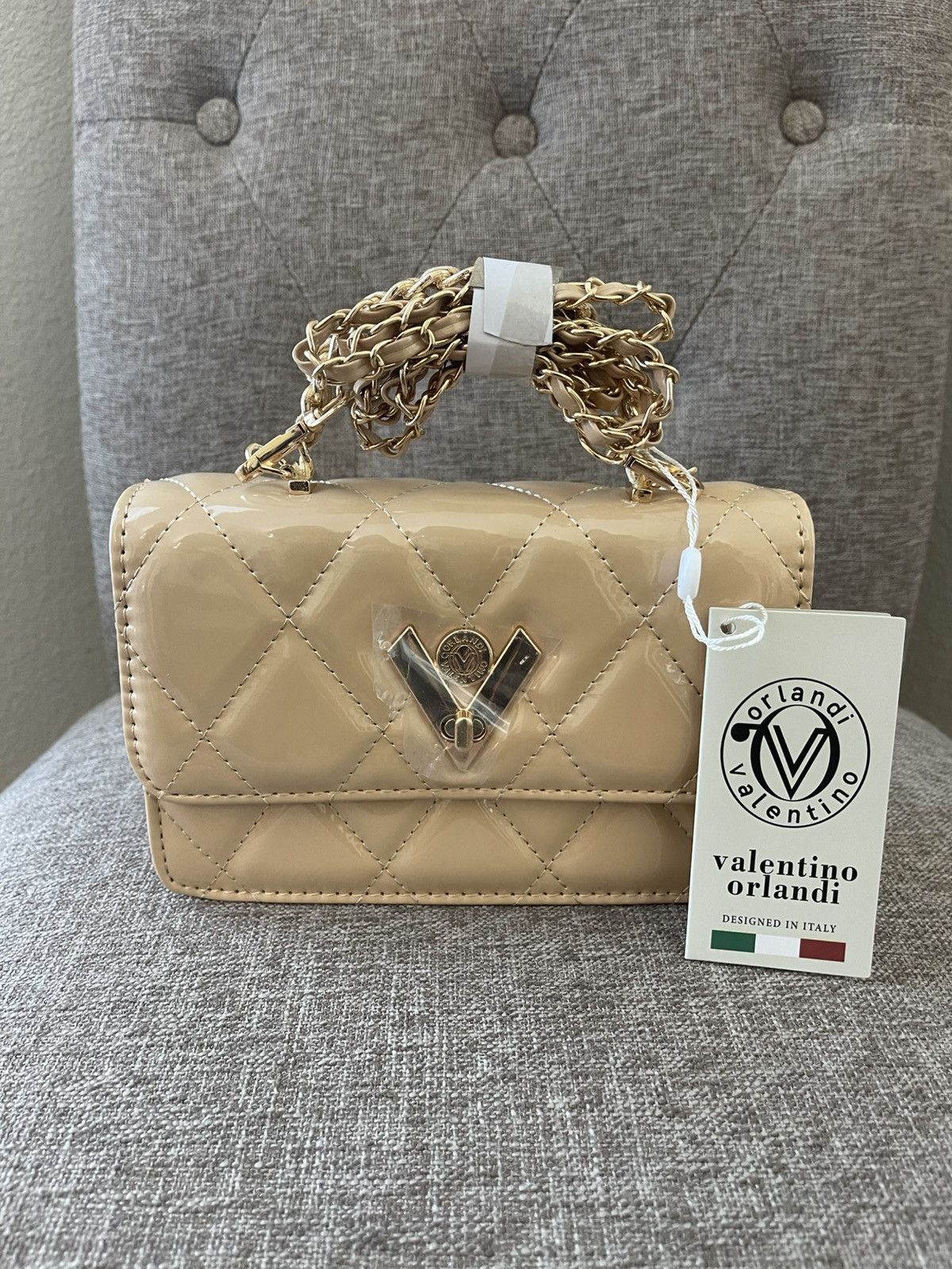 Valentino Orlandi Valentino Orlandi Black Crossbody Bag in Nude NWT Size ONE SIZE - 2 Thumbnail