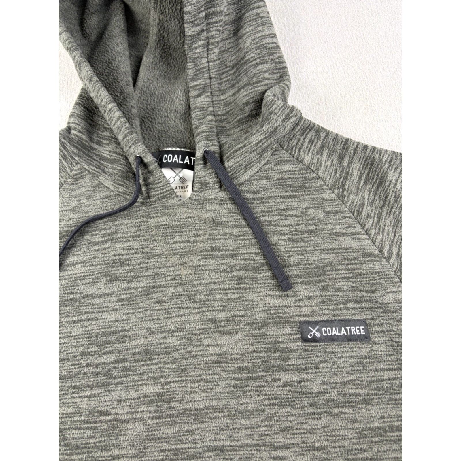 Vintage Colaatree Hoodie Size S Regular Pullover Gray Fleece Pocketed Zoned Recycled Polyester Burnished Zip Men Size US S / EU 44-46 / 1 - 2 Thumbnail