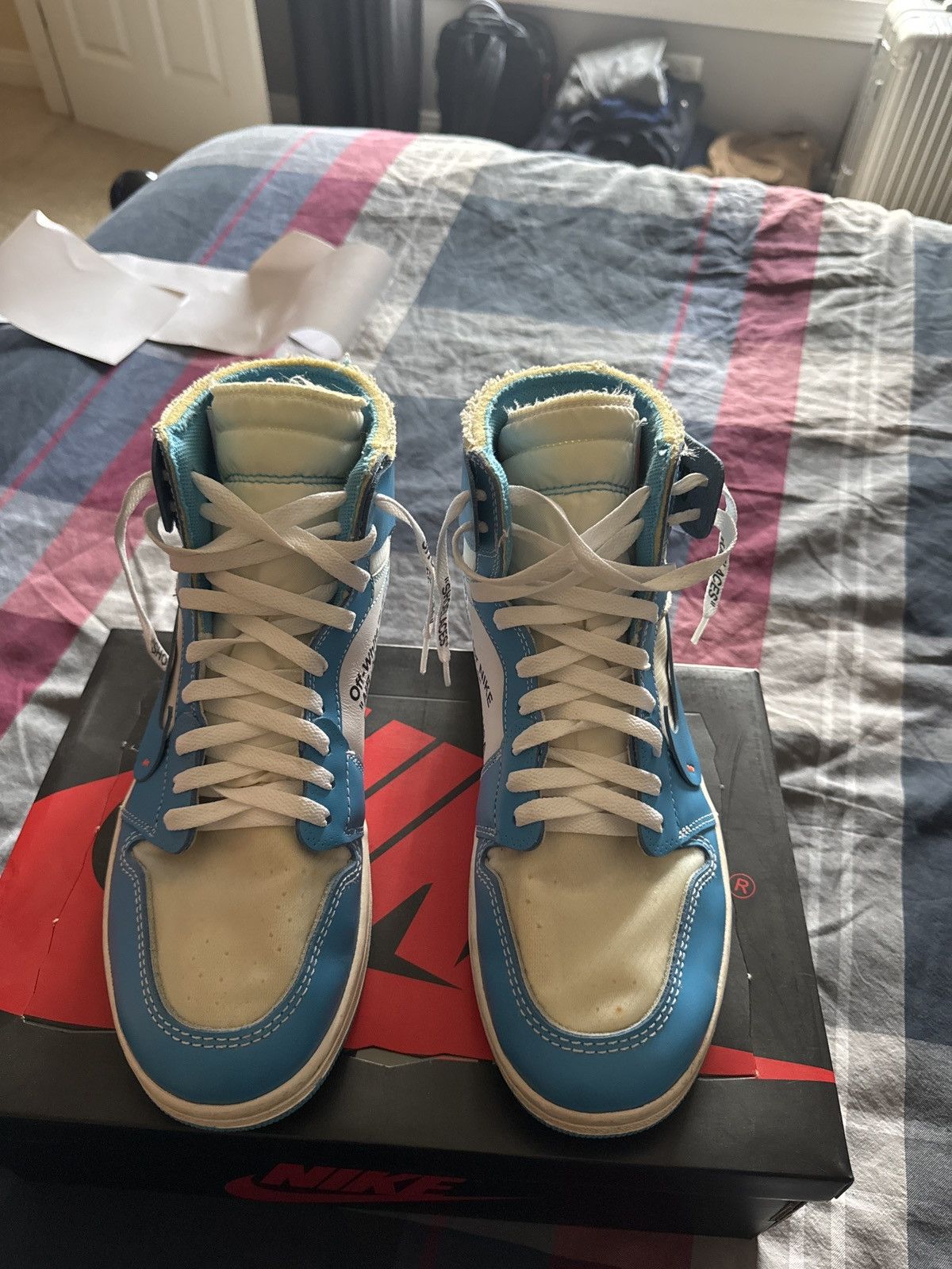Jordan Brand × Off-White Jordan 1 off white UNC Size US 11 / EU 44 - 2 Thumbnail
