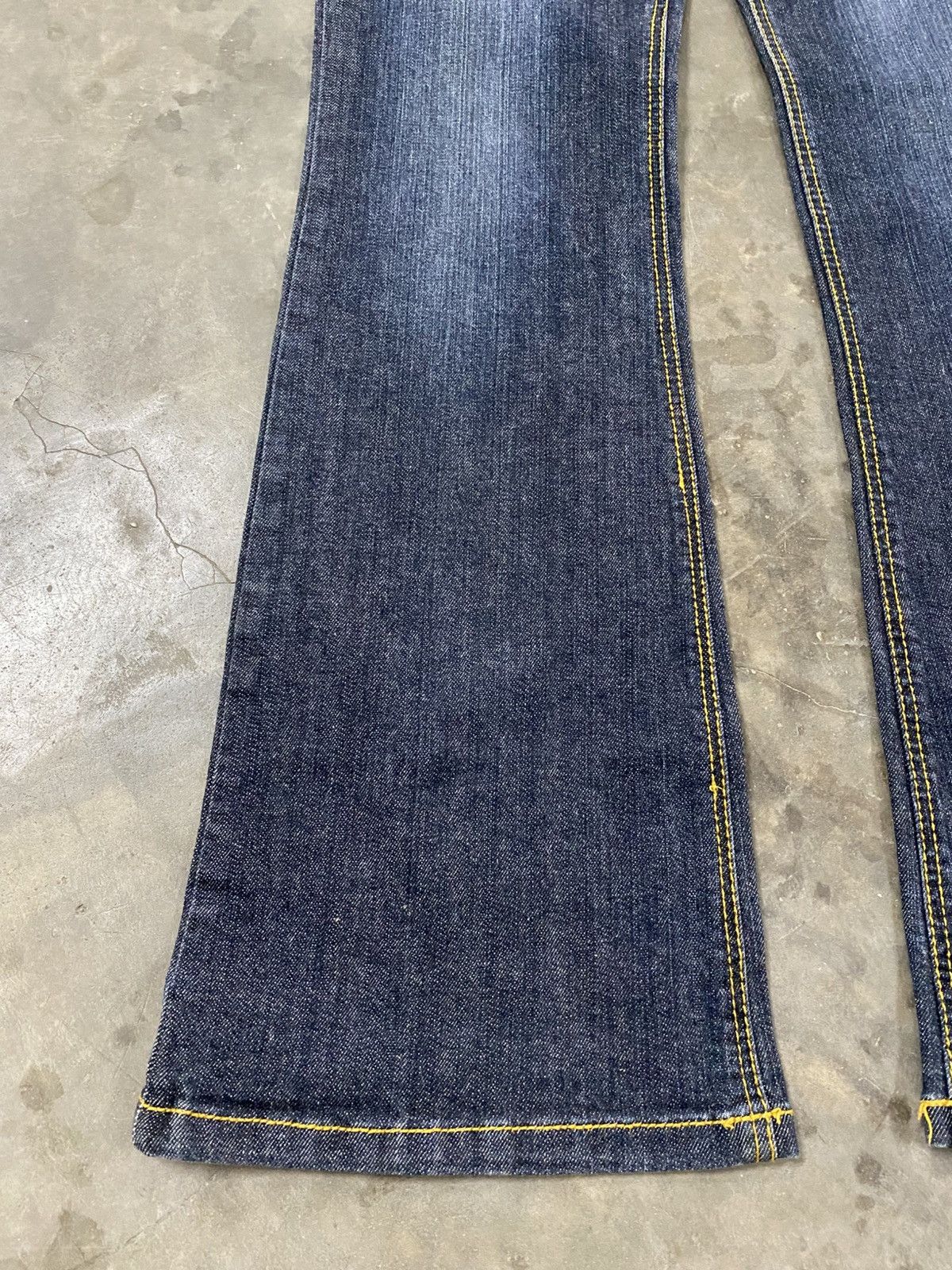 Hysteric Glamour × If Six Was Nine × Tornado Mart Flare Jeans Alpha Cubic Denim Flared @242 Size US 30 / EU 46 - 8 Thumbnail