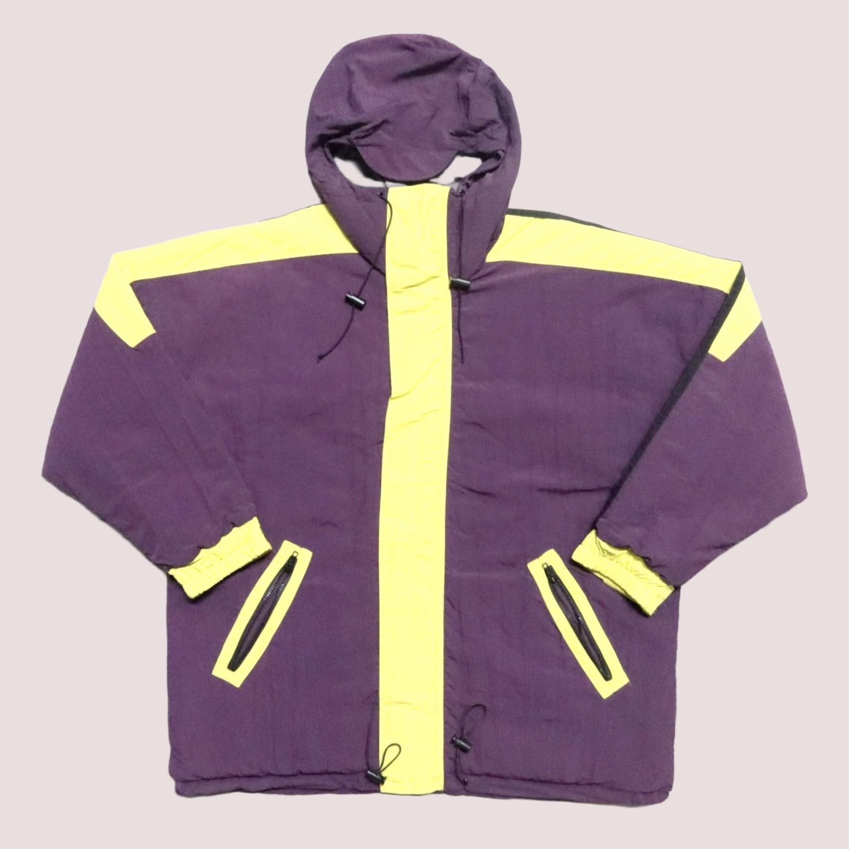 Vintage VINTAGE Sessions Snow Ski Parka Jacket Men L Purple 90s Snowboard Parka Jacket Size US L / EU 52-54 / 3 - 1 Thumbnail