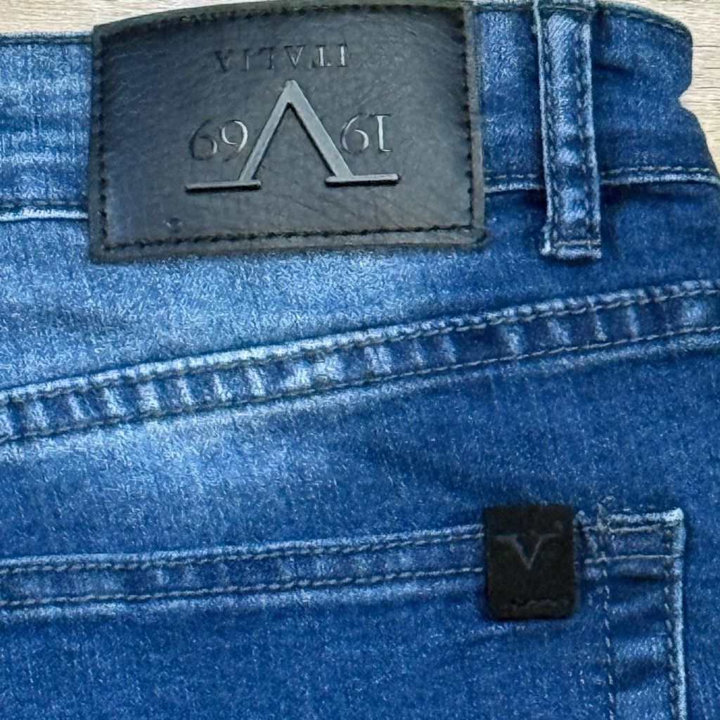 Z Brand V19-69 Men’s W34 L30 Moto Panel Jeans Blue Size US 34 / EU 50 - 5 Thumbnail
