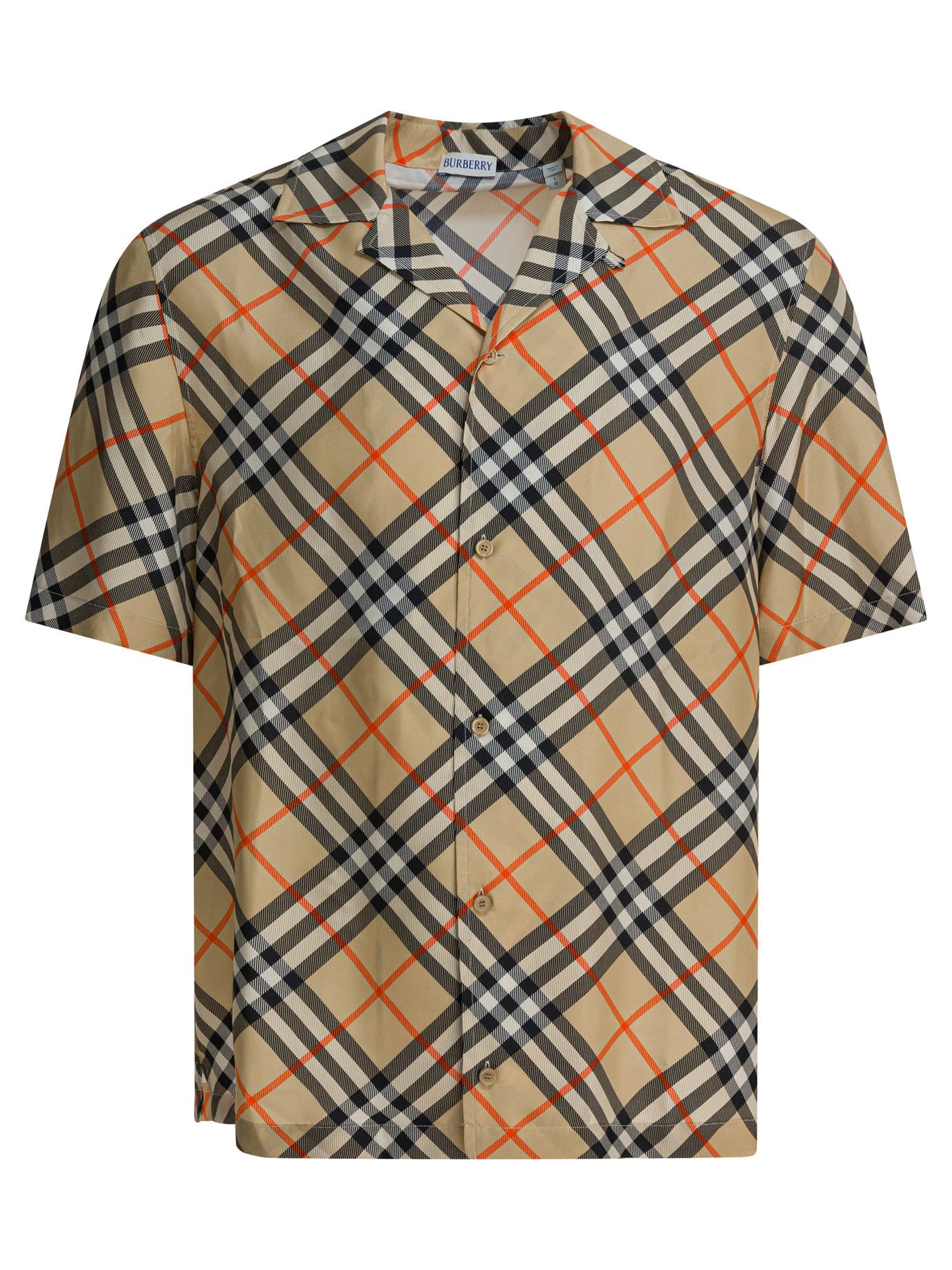 Burberry Oversized Silk Shirt tag size L Men - USA Duties Paid