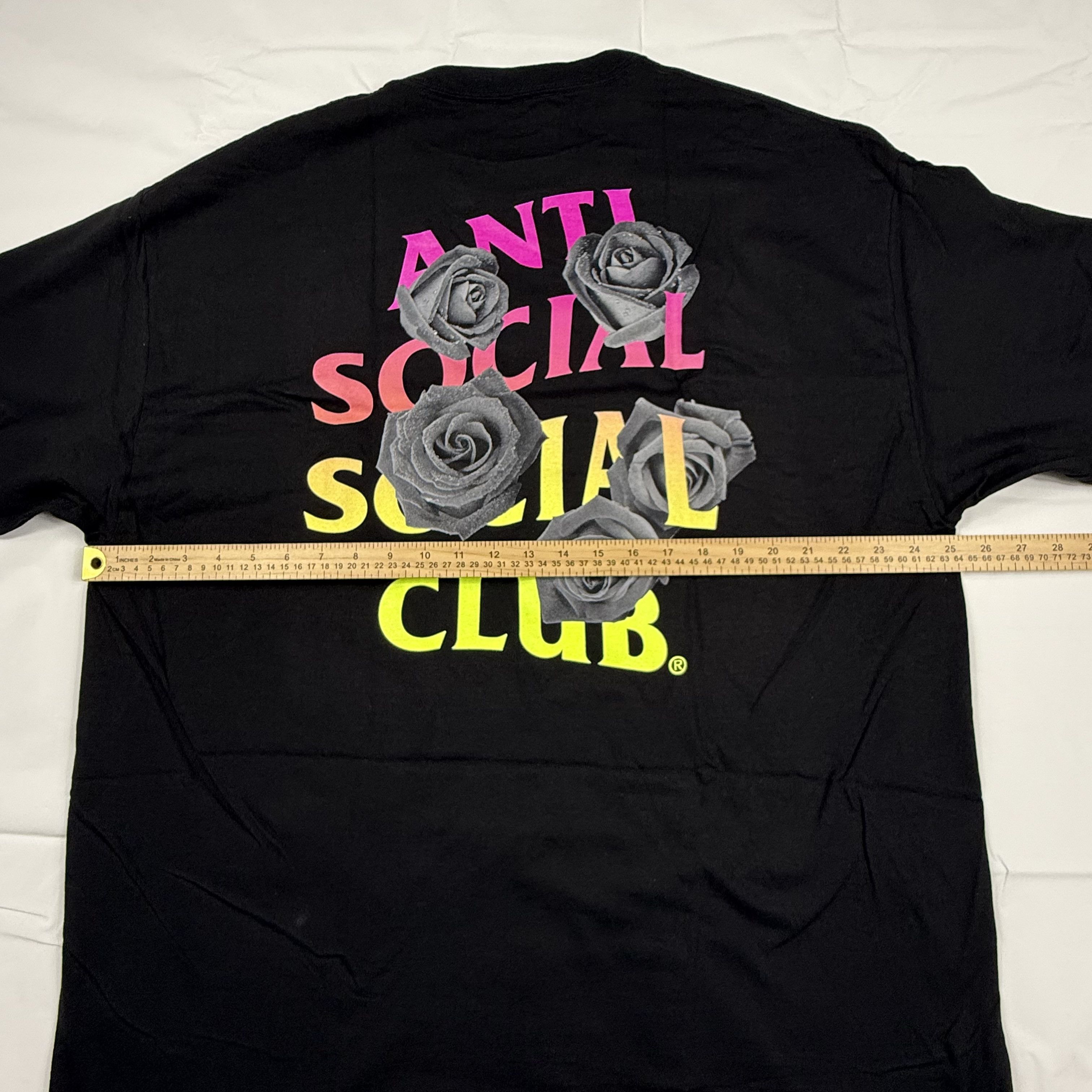 Anti Social Social Club Anti Social Social Club ASSC Rose Graphic T XXL Men Size US XXL / EU 58 / 5 - 3 Thumbnail