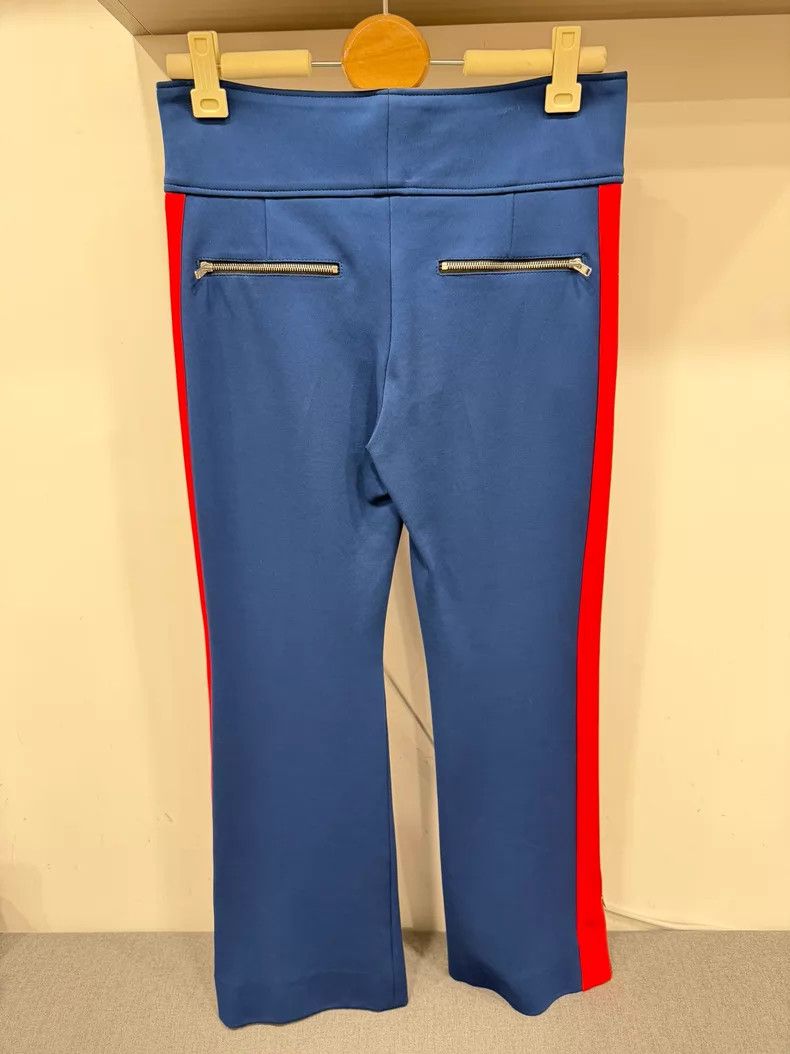 Gucci Gucci Blue and red flared trousers Size 25" / US 0 / IT 36 - 2 Thumbnail