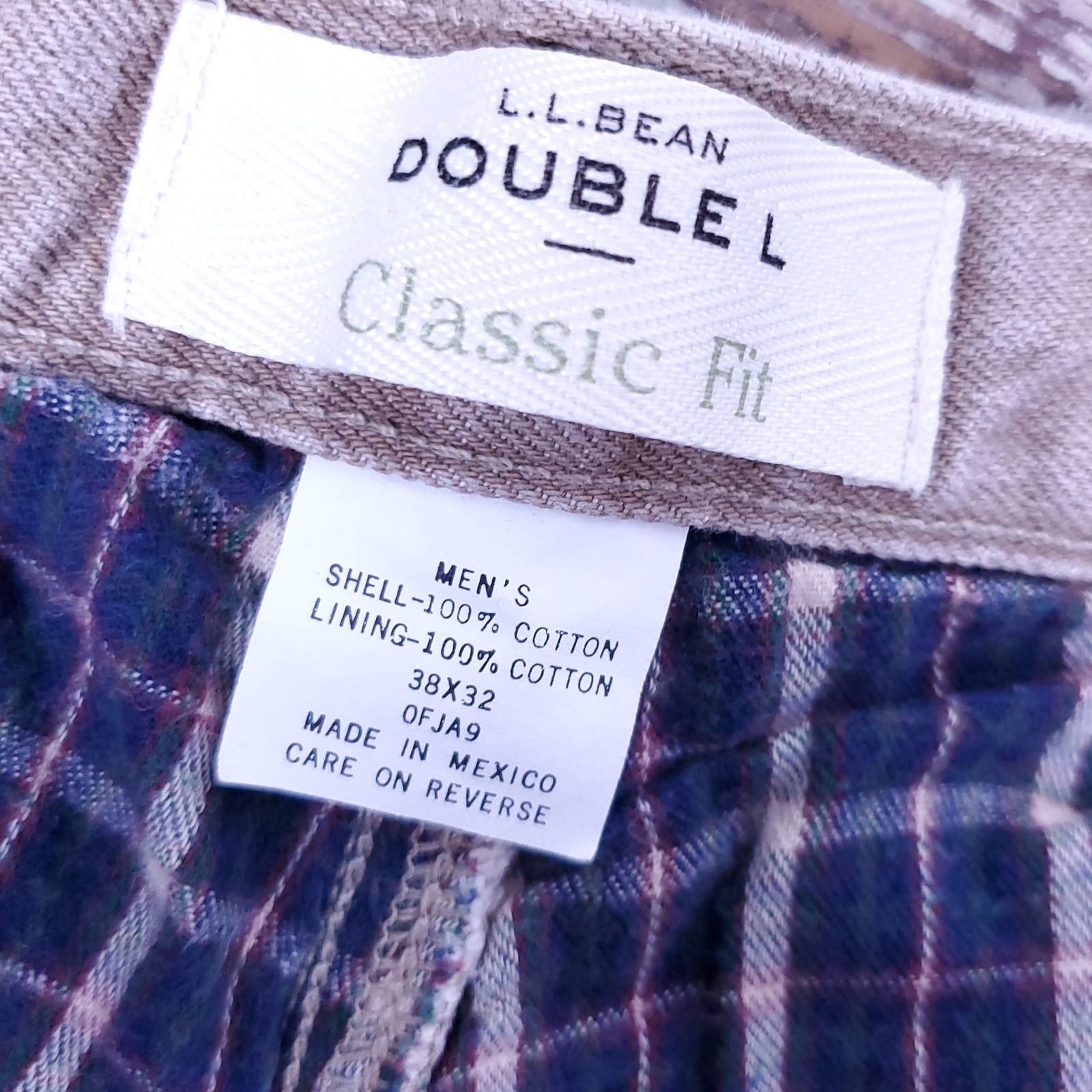 L.L. Bean L.L. Bean Double L Lined Jeans Grey Khaki 38 x 32 Size US 38 / EU 54 - 5 Thumbnail