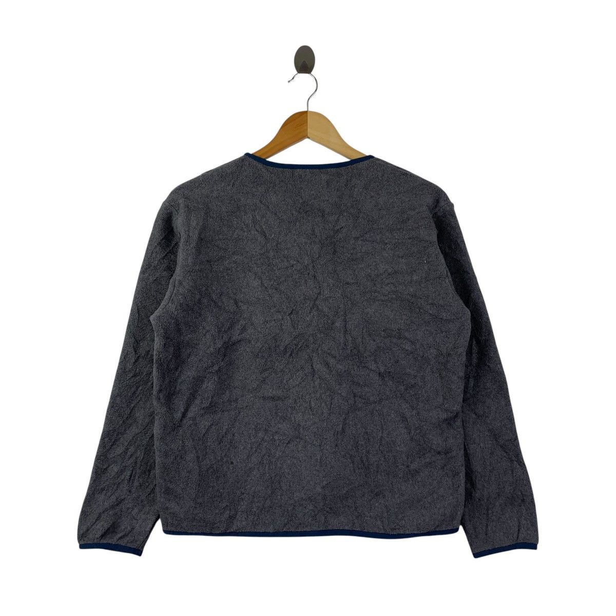 The North Face The North Face Fleece Cardigan Jacket Gray Blue Trim Zip Up Size US M / EU 48-50 / 2 - 4 Thumbnail