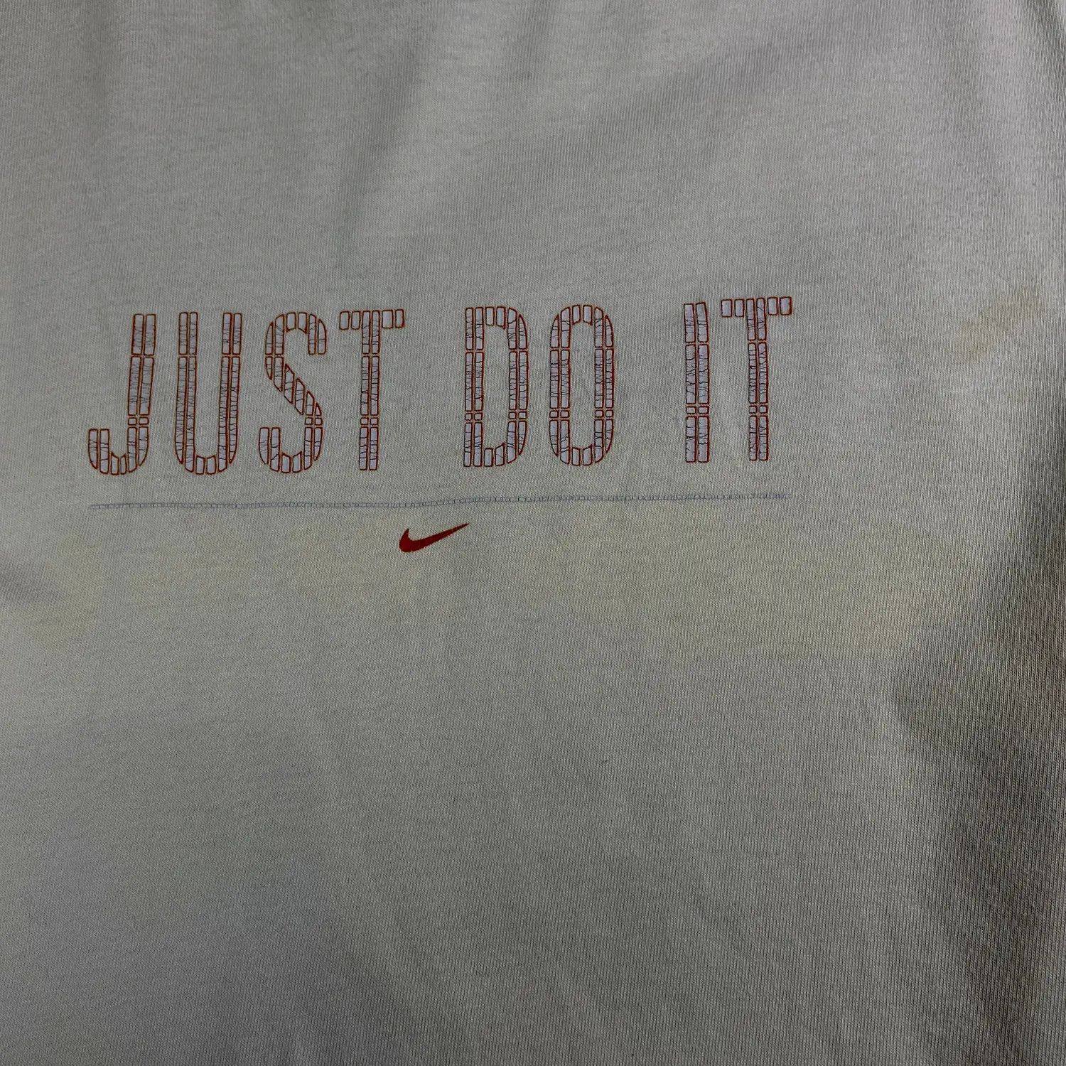 Nike Mens Vintage T Shirt Nike Big Print Size L Size US L / EU 52-54 / 3 - 4 Thumbnail