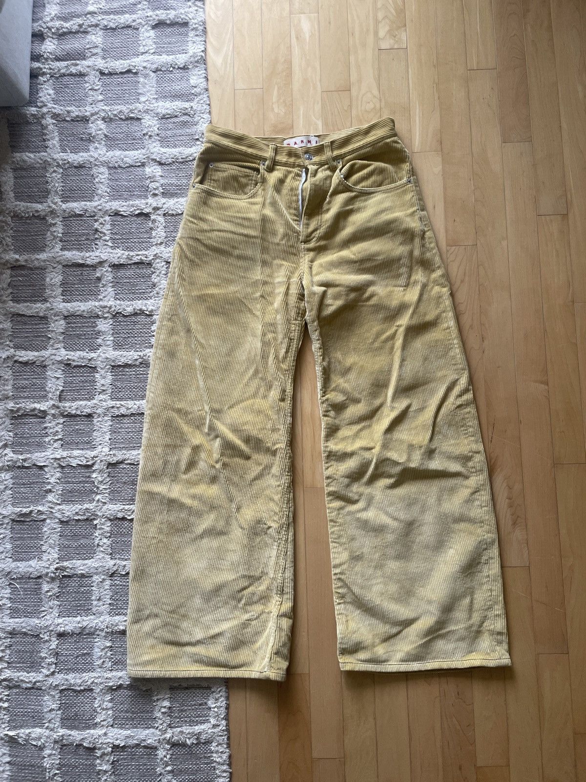 Marni Marni Wide Leg Corduroy Pants Size US 32 / EU 48 - 1 Thumbnail