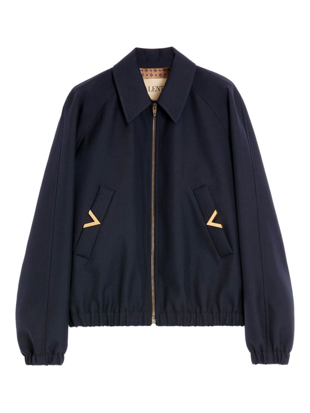 Valentino VGOLD WOOL BLEND BLOUSON JACKET Size US XL / EU 56 / 4 - 1 Thumbnail