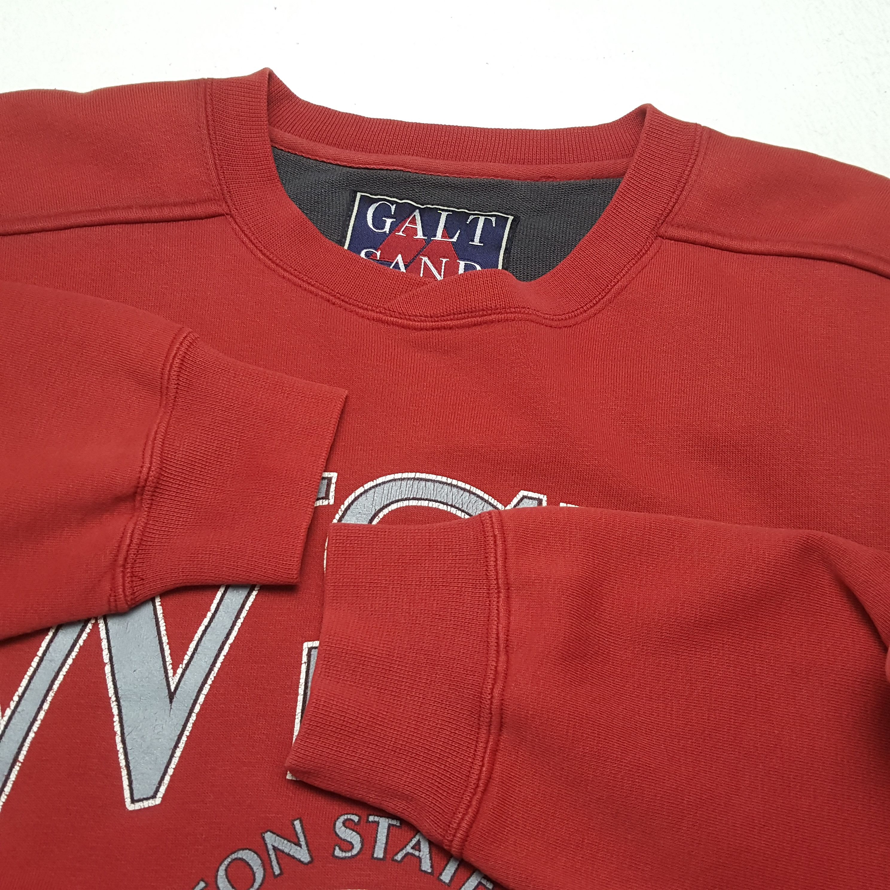 Vintage WASHINGTON STATE UNIVERSITY Center Design Sweatshirt Size US XL / EU 56 / 4 - 7 Thumbnail