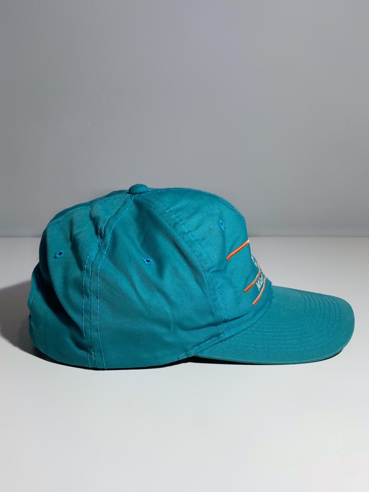 NFL Rare 80s Miami Dolphins Logo Annco Sharktooth Snapback Hat Size ONE SIZE - 8 Thumbnail