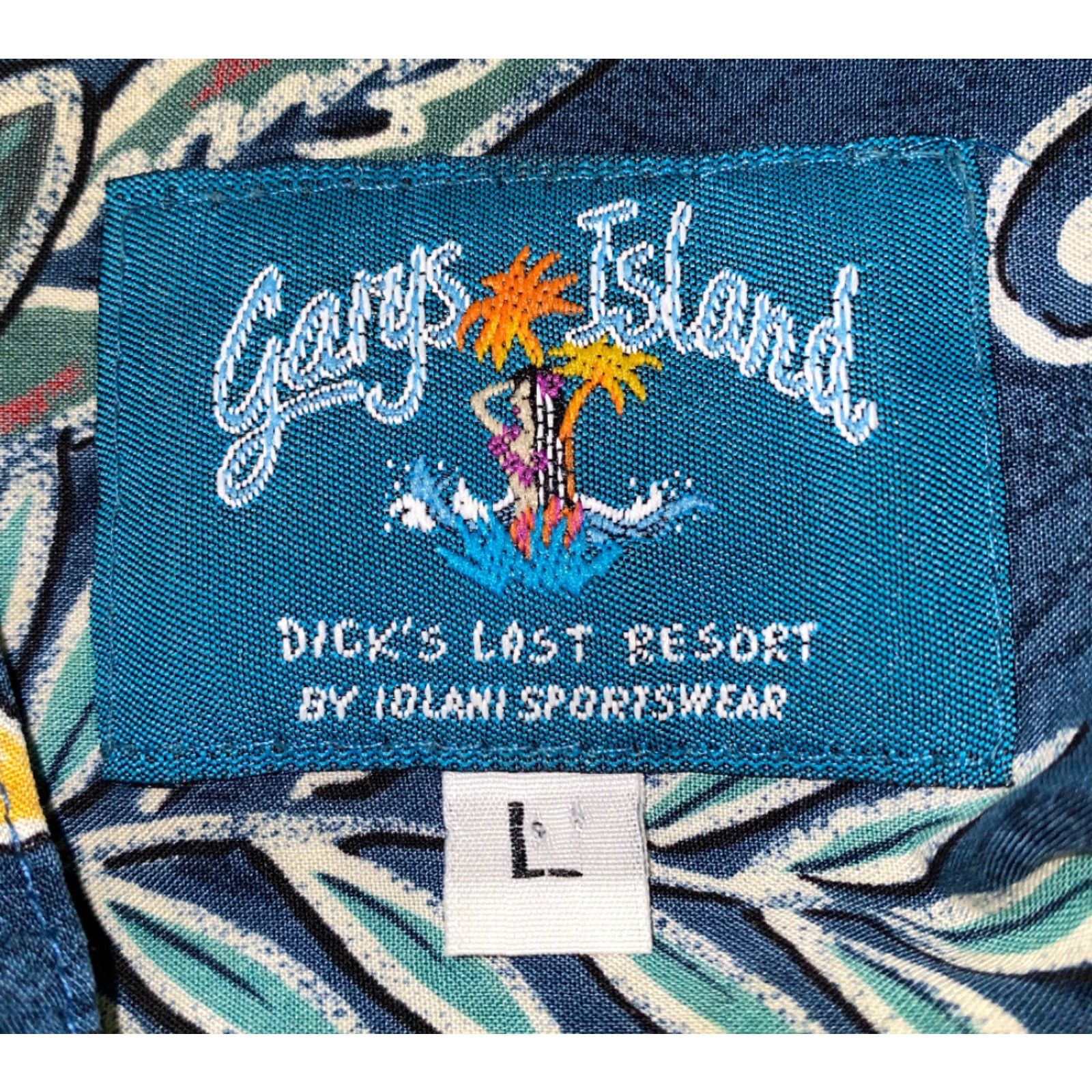 IOLANI Iolani Sportswear Mens Aloha Shirt Floral Multicolor Hawaiian Shirt Size L Men Regular Short Sleeve Collared Casual Size US L / EU 52-54 / 3 - 7 Thumbnail