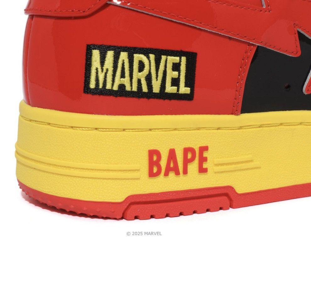 Bape Authentic ape bape bape sta x marvel F4 the human torch new Size US 9 / EU 42 - 8 Thumbnail