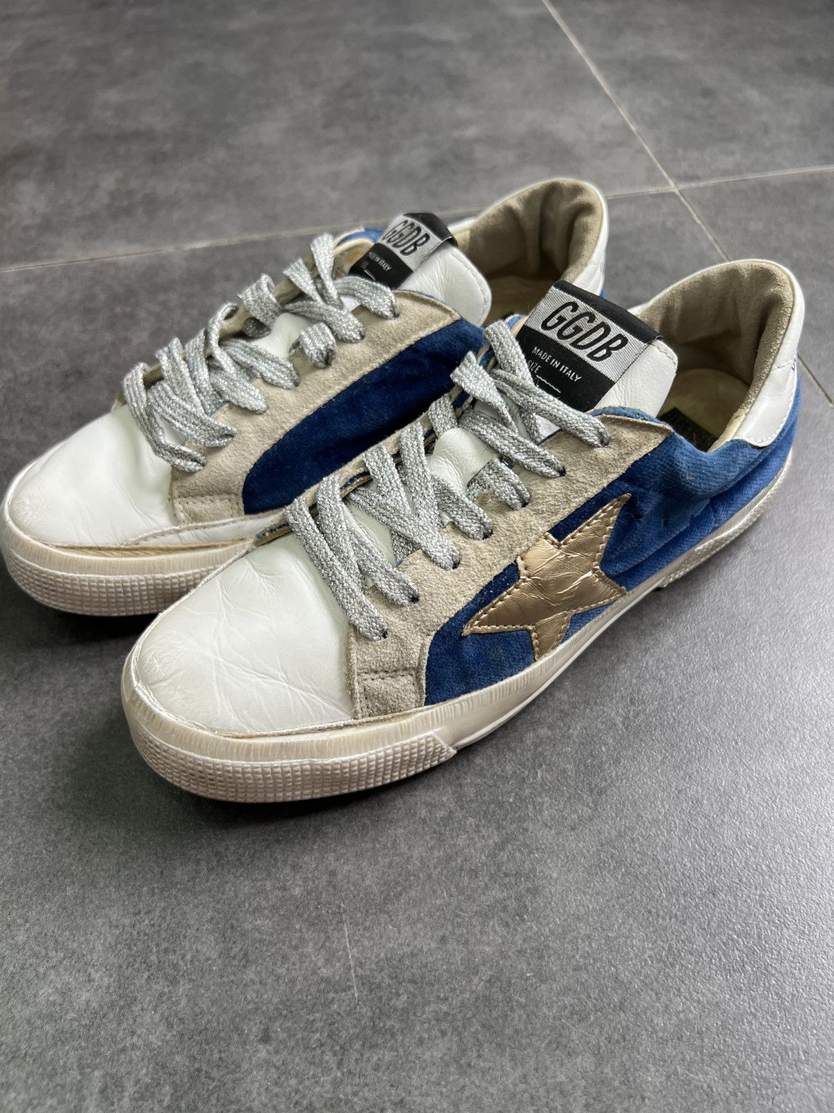 Golden Goose Golden Goose GGDB Super Star Low Leather Sneakers Size US 7 / IT 37 - 1 Thumbnail