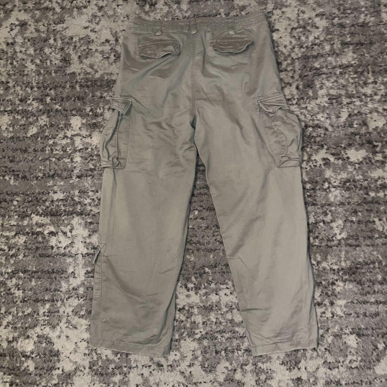 UNIONBAY Y2K Red Snap Baggy Cargo Pants Size US 36 / EU 52 - 2 Thumbnail