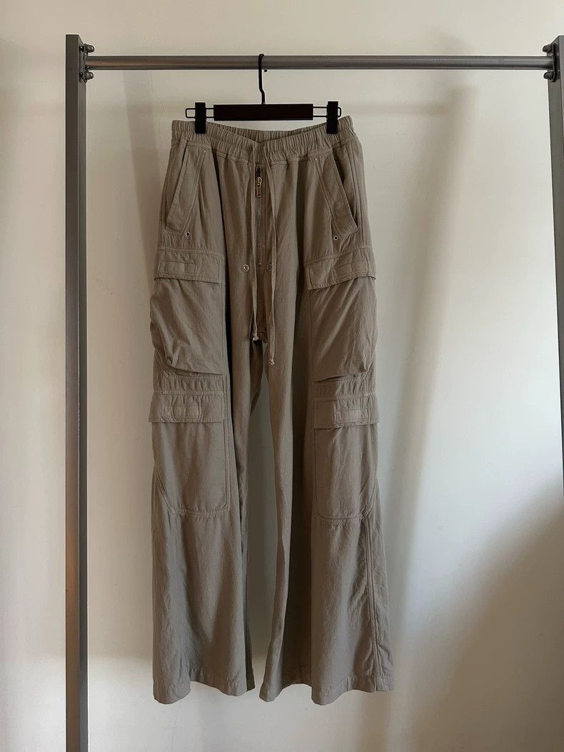 Rick Owens Rick Owens size l Sand zip pocket cargo pants Size US 28 / EU 44 - 1 Thumbnail
