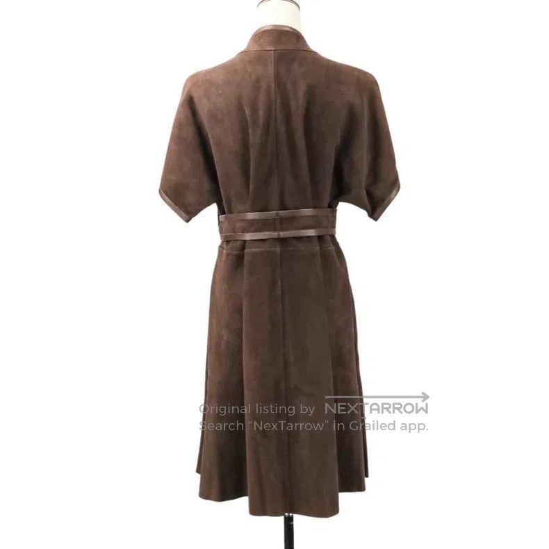 Hermes Hermes Sheepskin dress size 34 Size XXS / US 00 / IT 34 - 4 Thumbnail