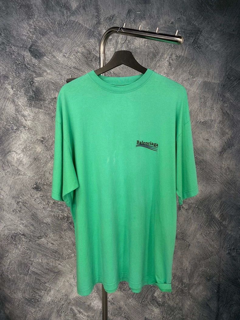 Balenciaga Balenciaga Large T-shirt green Size US M / EU 48-50 / 2 - 1 Thumbnail