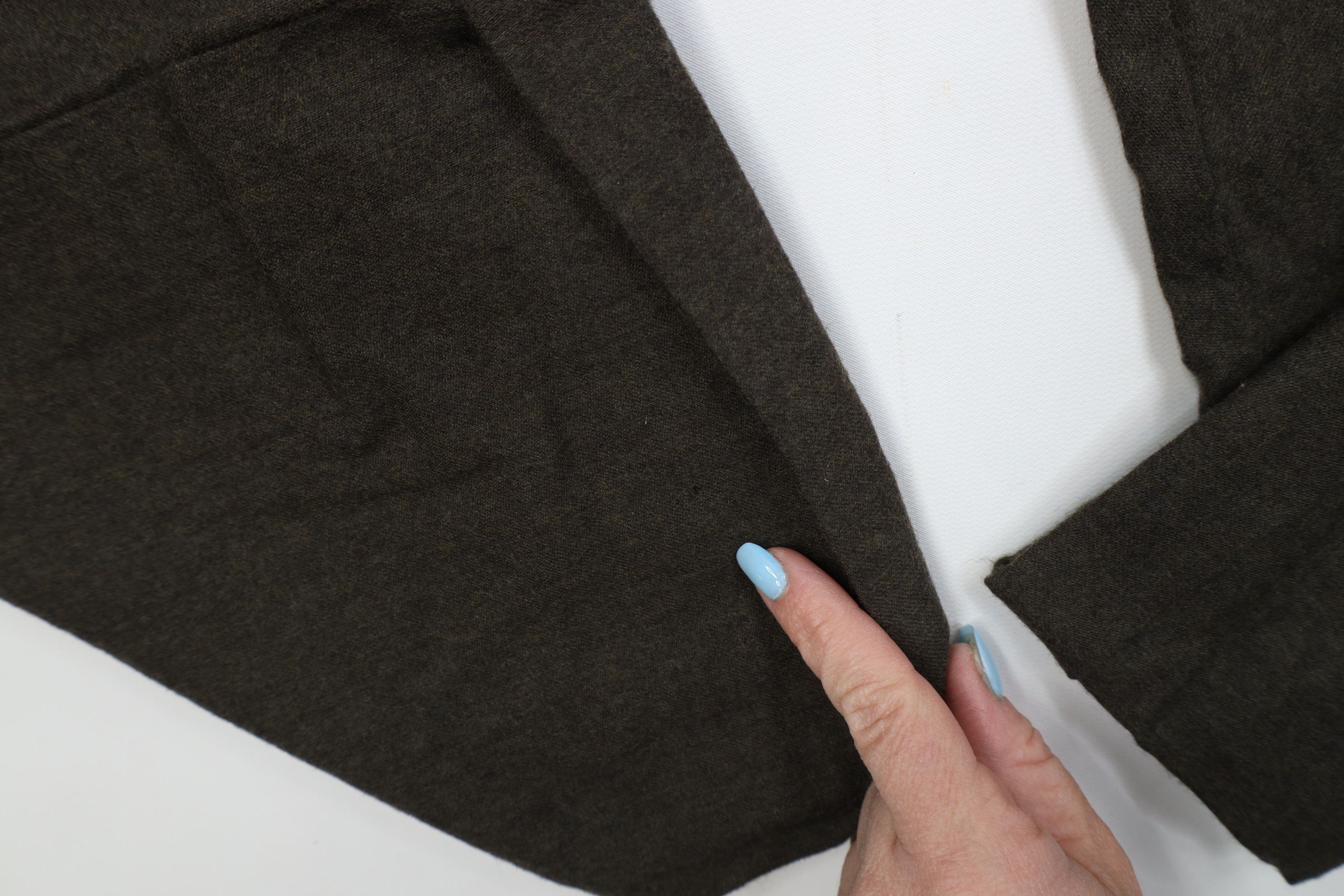Vintage Vintage 90s Streetwear Wool Knit Wide Leg Chino Pants Green Size US 36 / EU 52 - 6 Thumbnail
