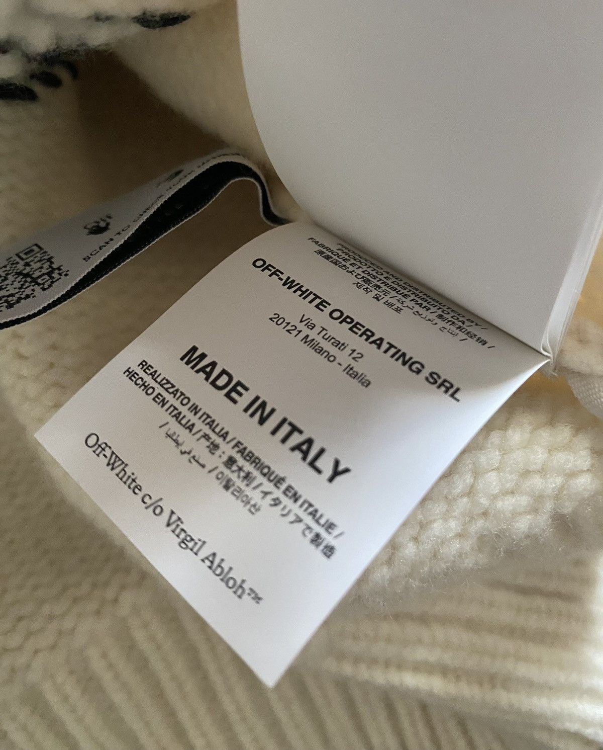 Off-White Off-White Graffiti Wool Sweater Size Large Size US L / EU 52-54 / 3 - 10 Thumbnail