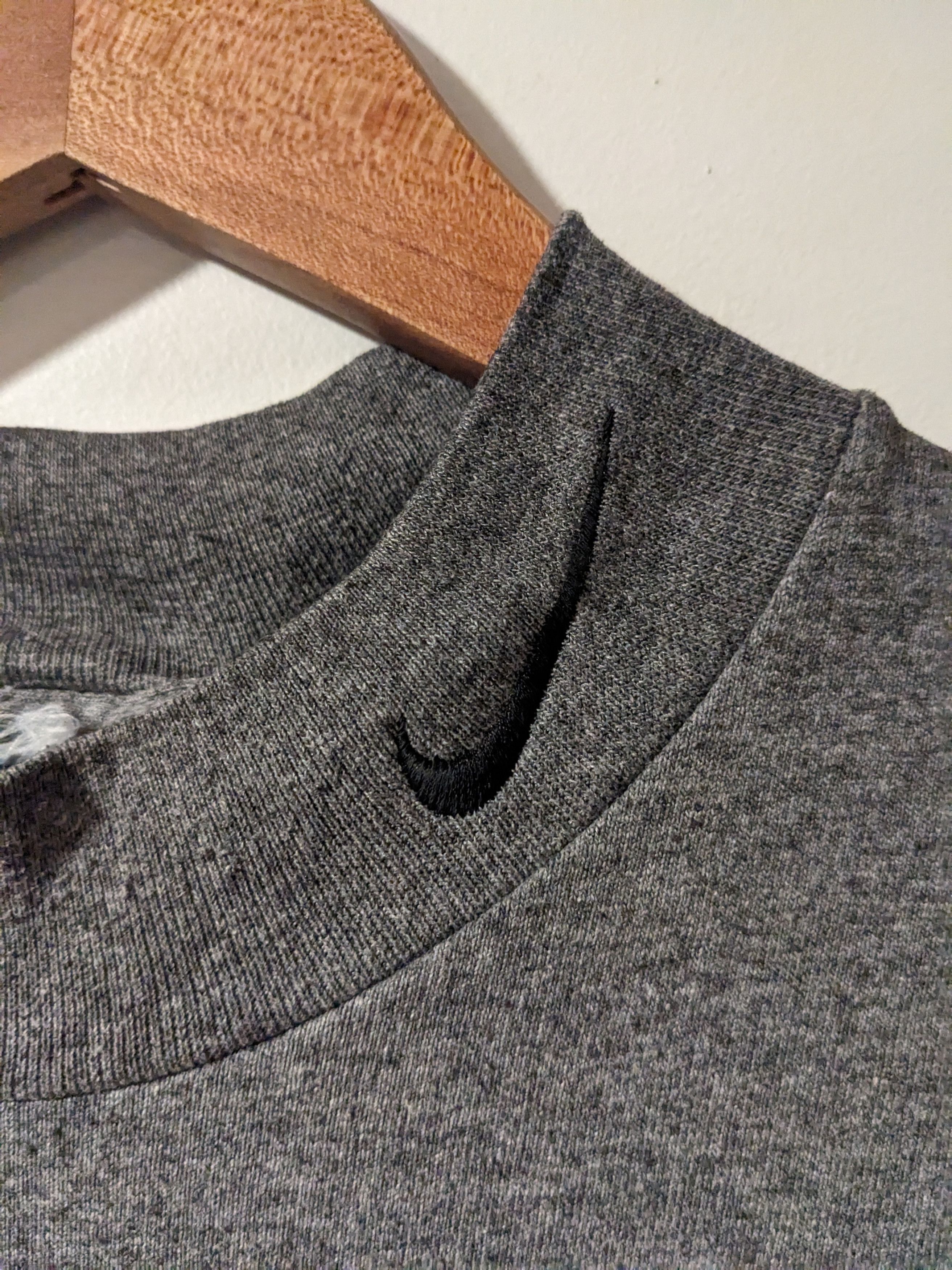 Nike × Vintage Vintage 90s Nike Swoosh X-Large Long-Sleeve Turtle Neck Size US XL / EU 56 / 4 - 2 Thumbnail