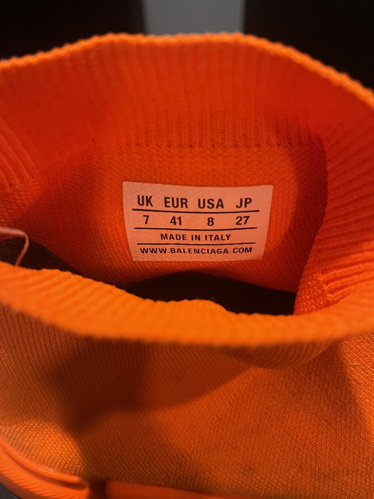 Balenciaga Balenciaga speed 2.0 'Neon Orange' Size US 8 / EU 41 - 4 Thumbnail