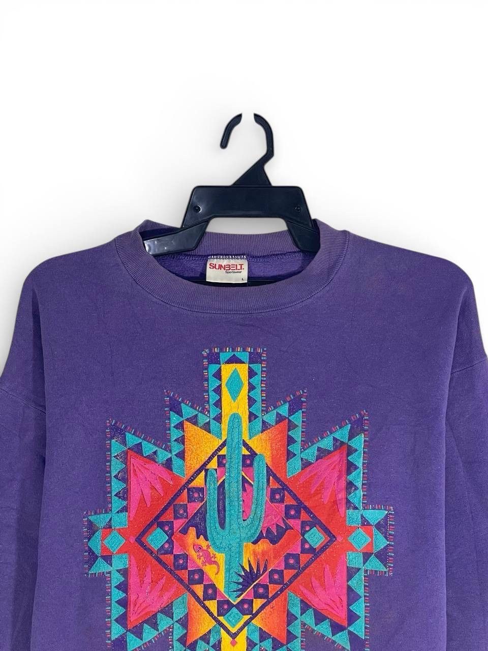 Other Vintage 90s arizona art cactus sweatshirt jumper size L Size US L / EU 52-54 / 3 - 2 Thumbnail