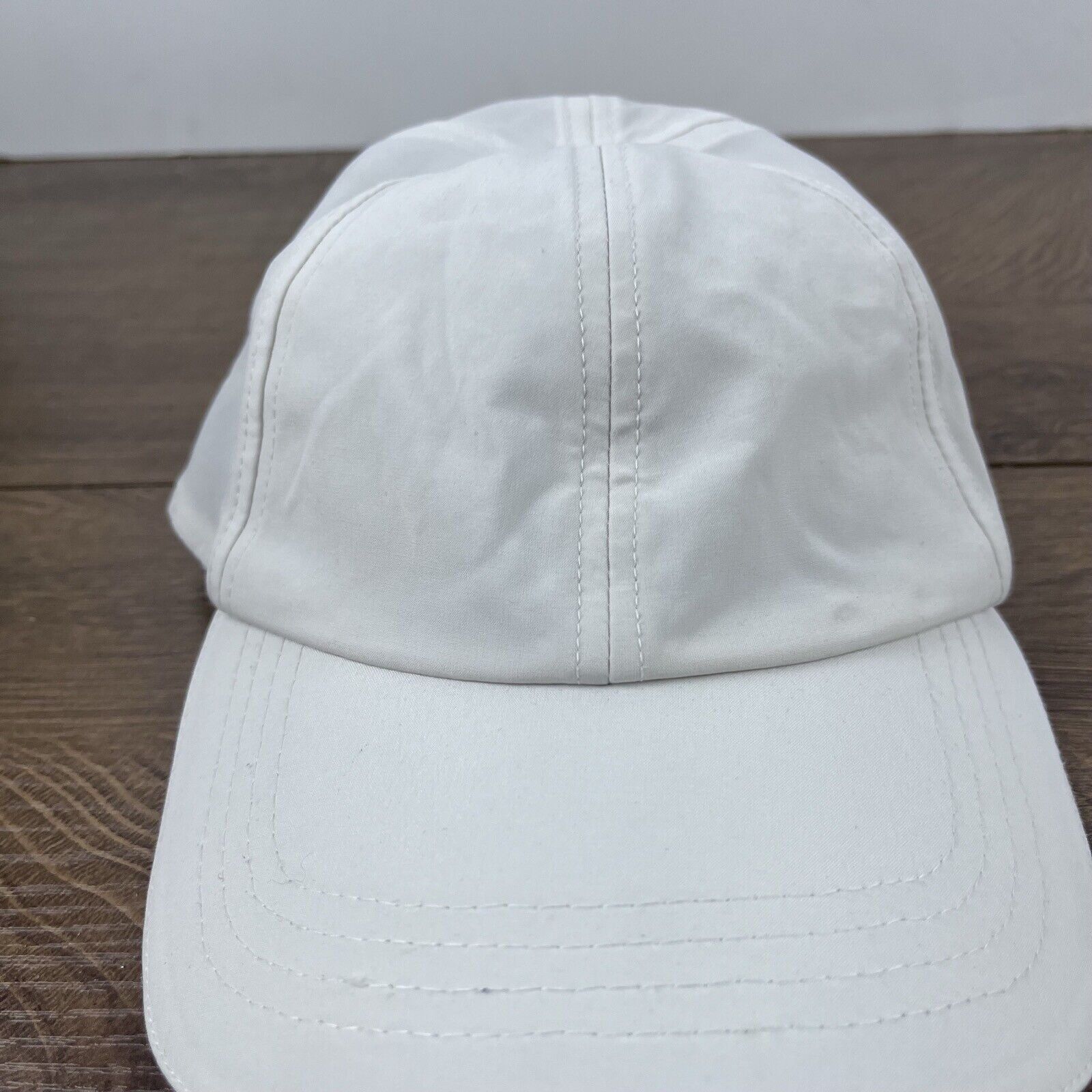 Other Adult Running Hat White Athletic Hat White Cap Hat Adjustabl Size ONE SIZE - 6 Thumbnail