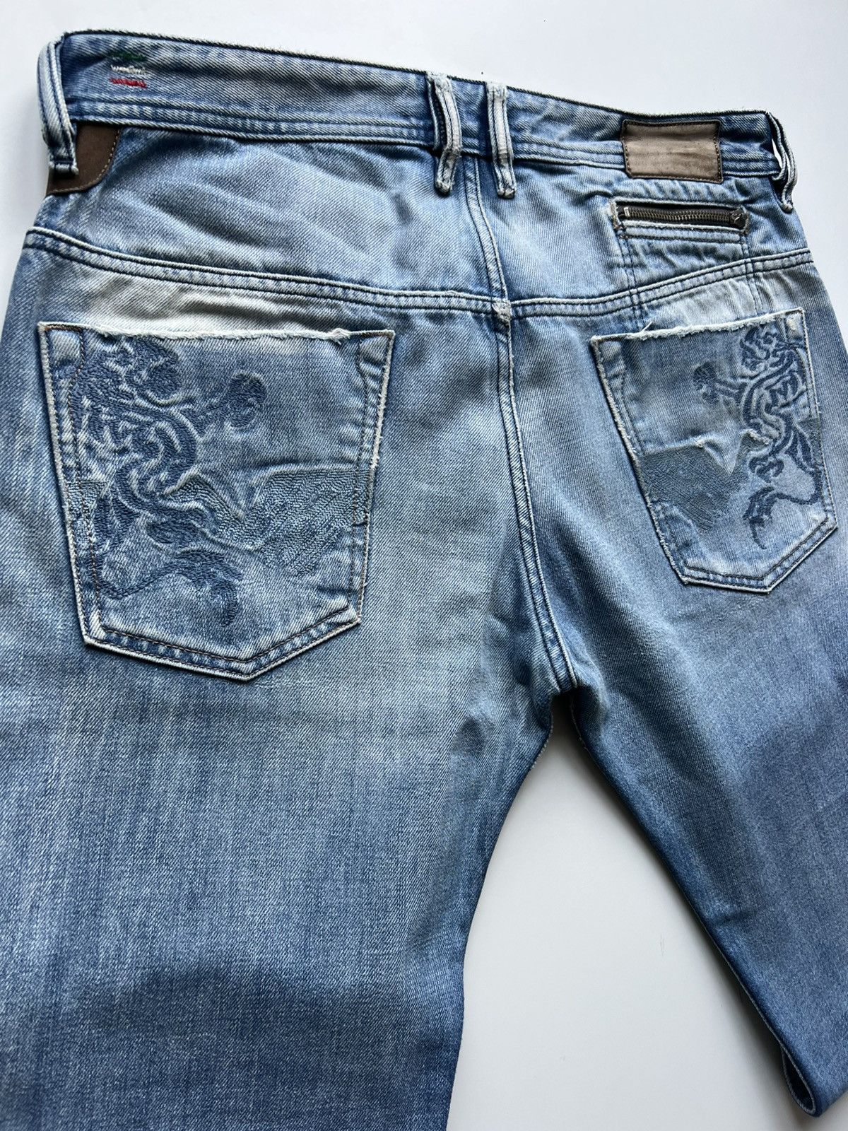 Diesel DIESEL ONIJO 0071G “Paint Splatter” Archive Denim – W34 L32, Size US 34 / EU 50 - 3 Thumbnail