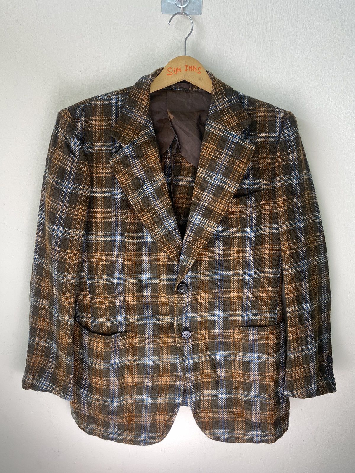Japanese Brand × Lanvin × Vintage Vtg Lanvin Paris blazer Jacket Rare Colour Size US M / EU 48-50 / 2 - 1 Thumbnail
