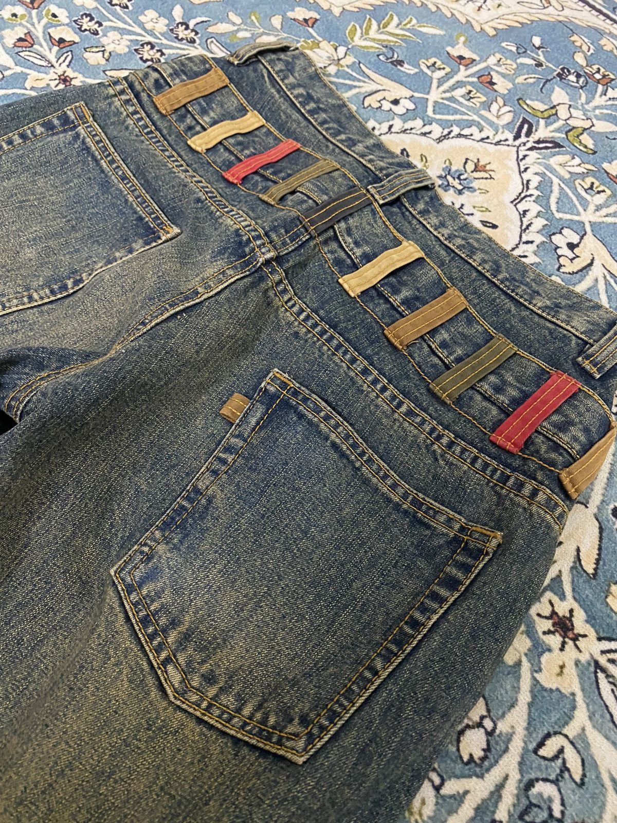 If Six Was Nine 🔥 Double waist X Amore puro jeans Size US 31 - 5 Thumbnail