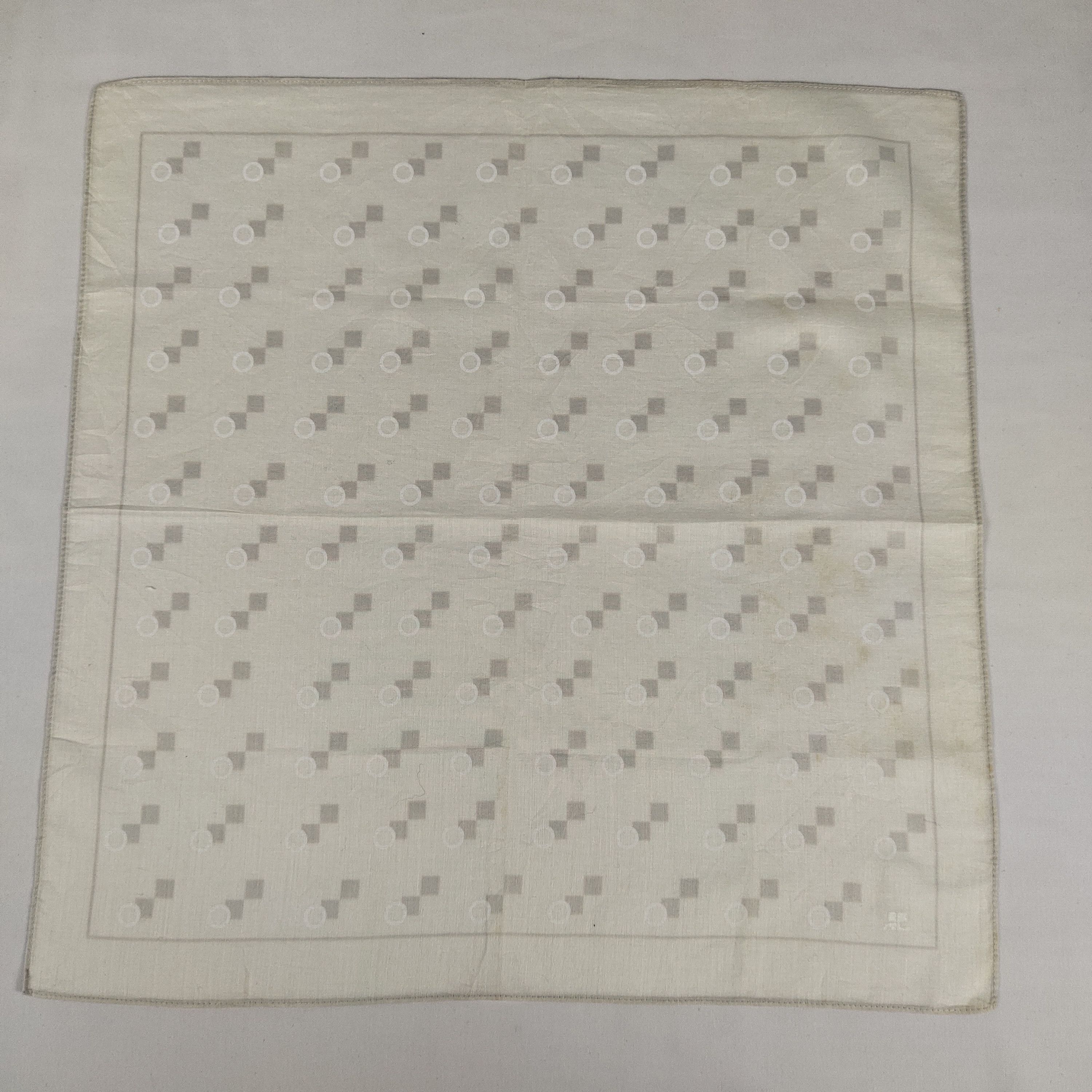 Courreges × Vintage Courreges Handkerchief / Neckerchief / Bandana FZ376 Size ONE SIZE - 3 Thumbnail