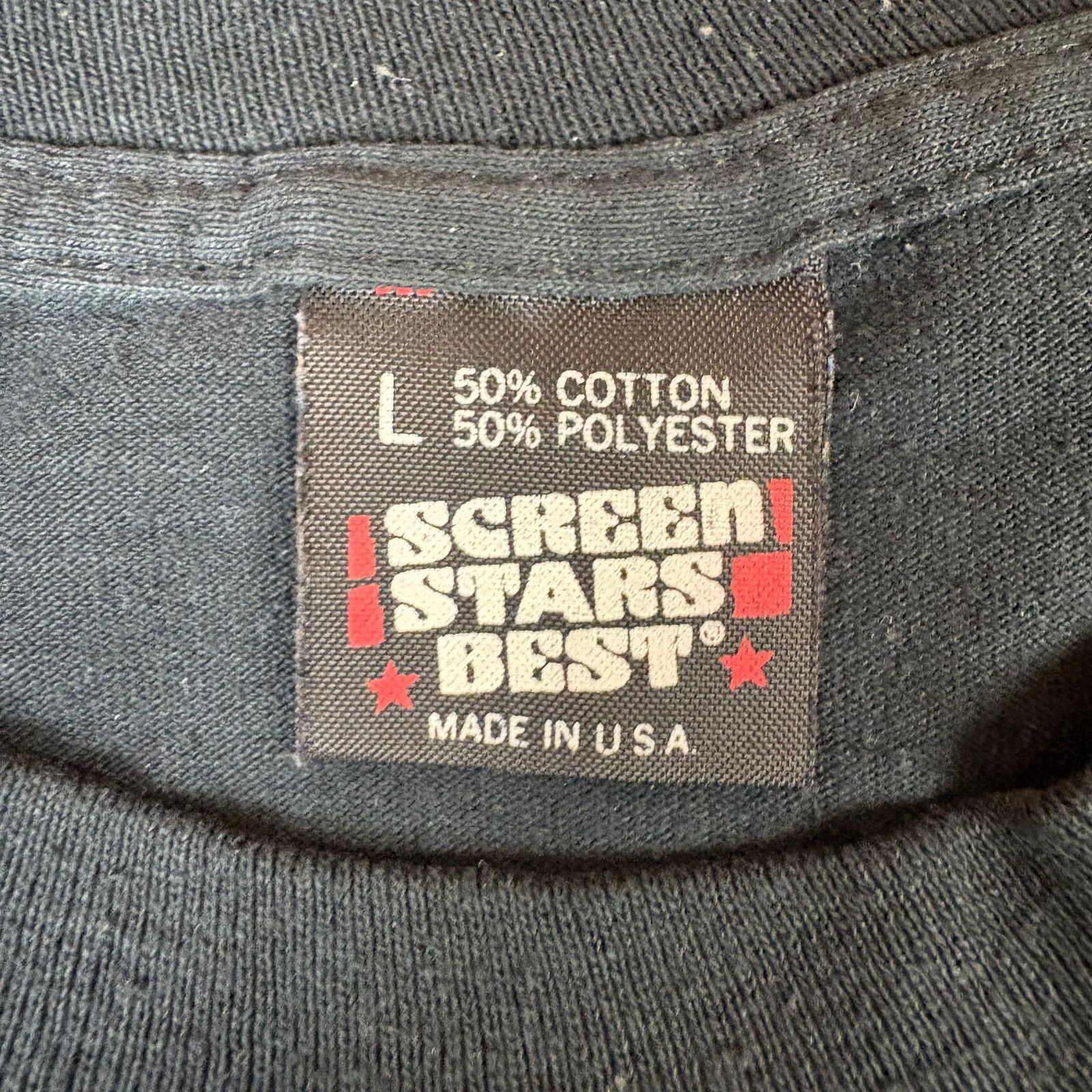 Vintage Vintage 1989 Im The Christian The Devil Warned You About Tee Size US L / EU 52-54 / 3 - 3 Thumbnail