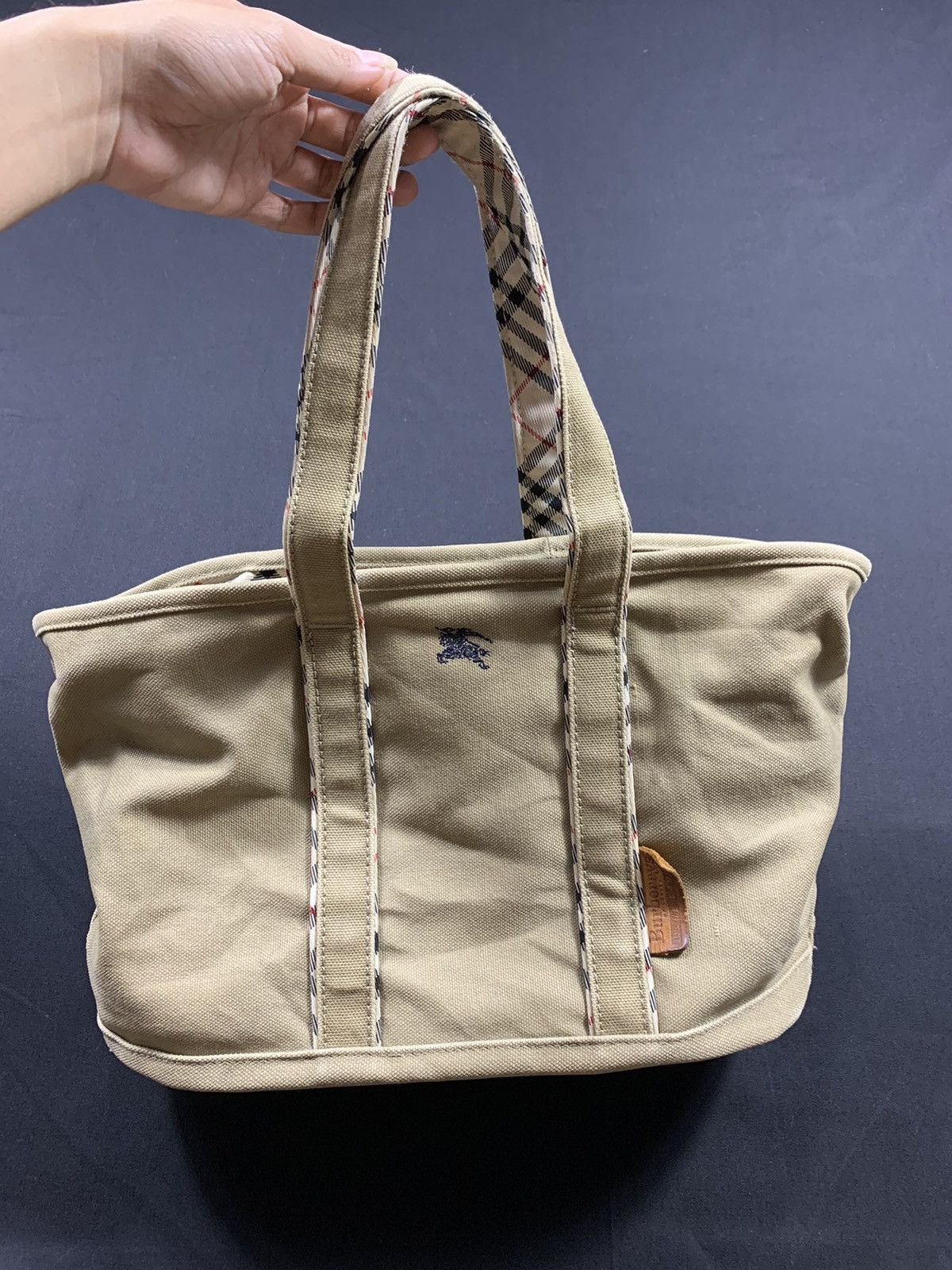 Burberry BURBERRYS CANVAS NOVA CHECK BAG Size ONE SIZE - 1 Thumbnail