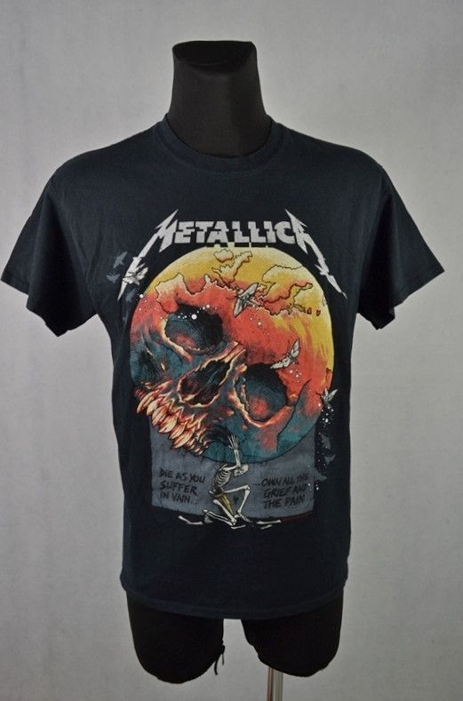 Band Tees × Metallica × Vintage Metallica Europe Awakens 2019 Heavy Metal Rock T-shirt Size US M / EU 48-50 / 2 - 1 Thumbnail