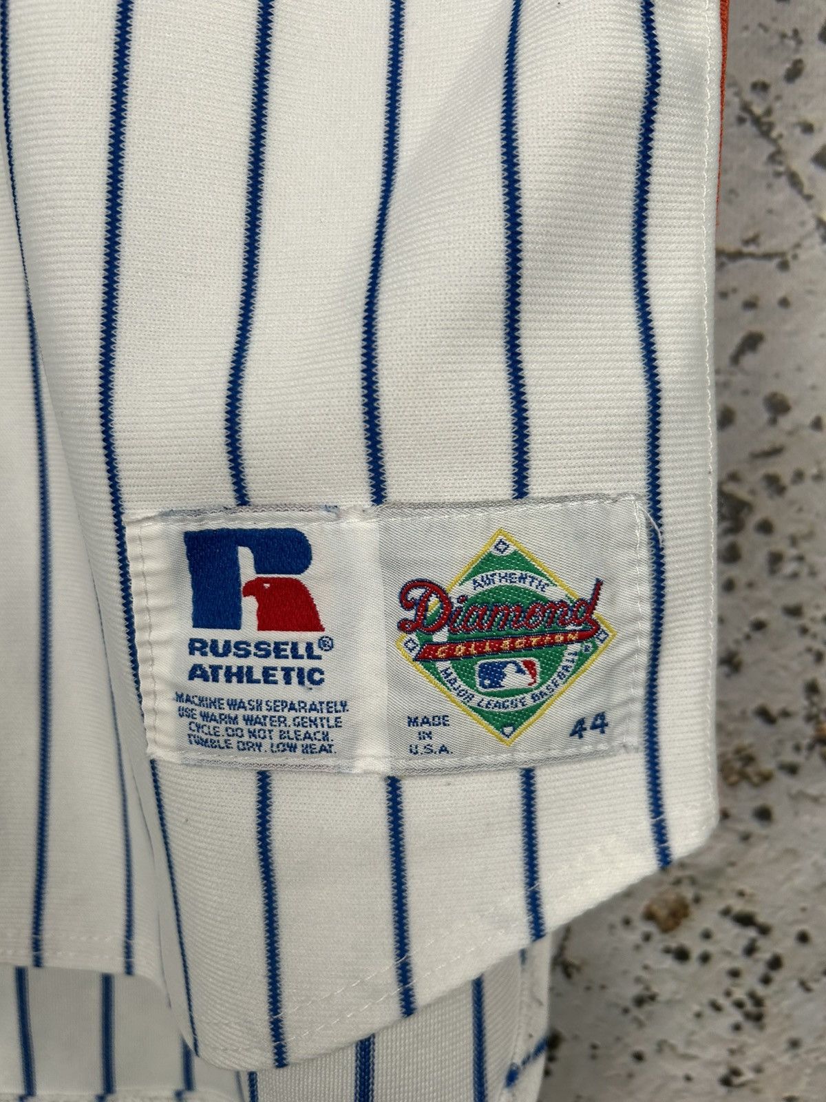 MLB Vintage New York Mets Russell Athletic 90s Rare MLB Jersey Size US L / EU 52-54 / 3 - 5 Thumbnail