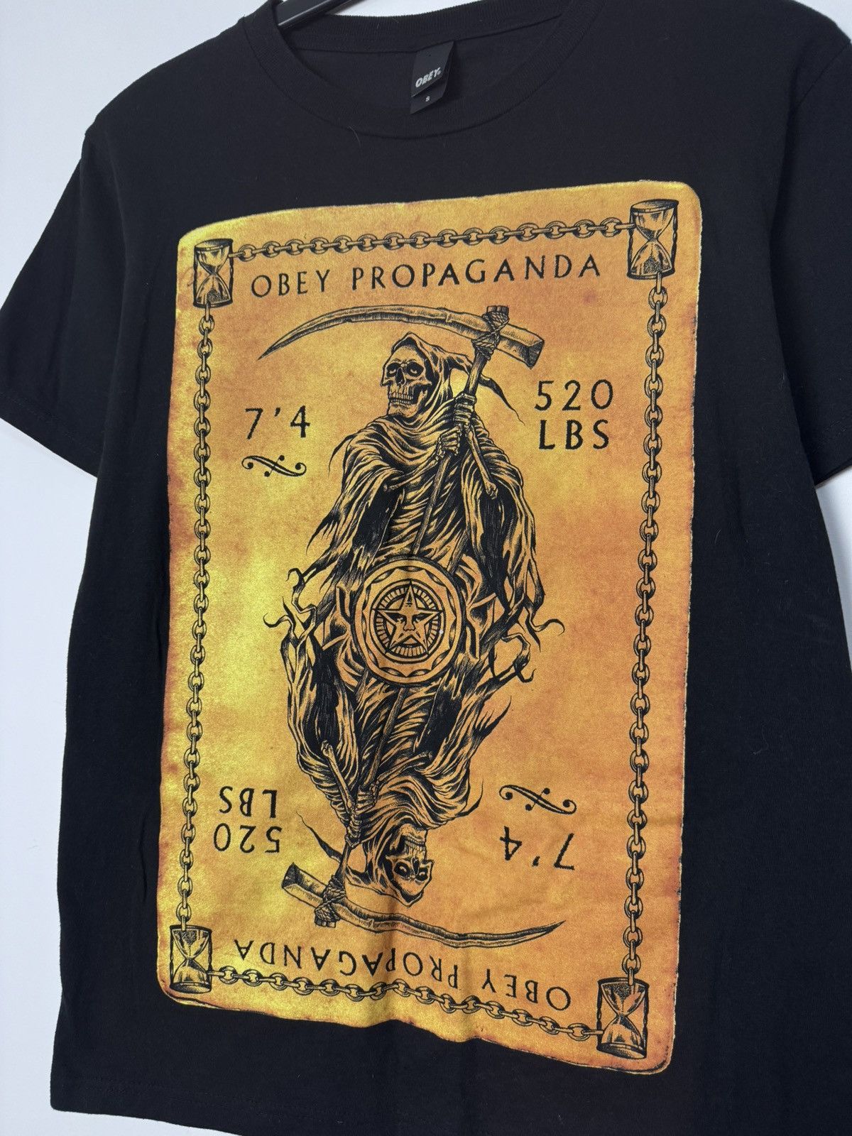 Obey Archive Rare Obey Propaganda Reaper Skull Tee AvantGarde Y2K Size US S / EU 44-46 / 1 - 4 Thumbnail