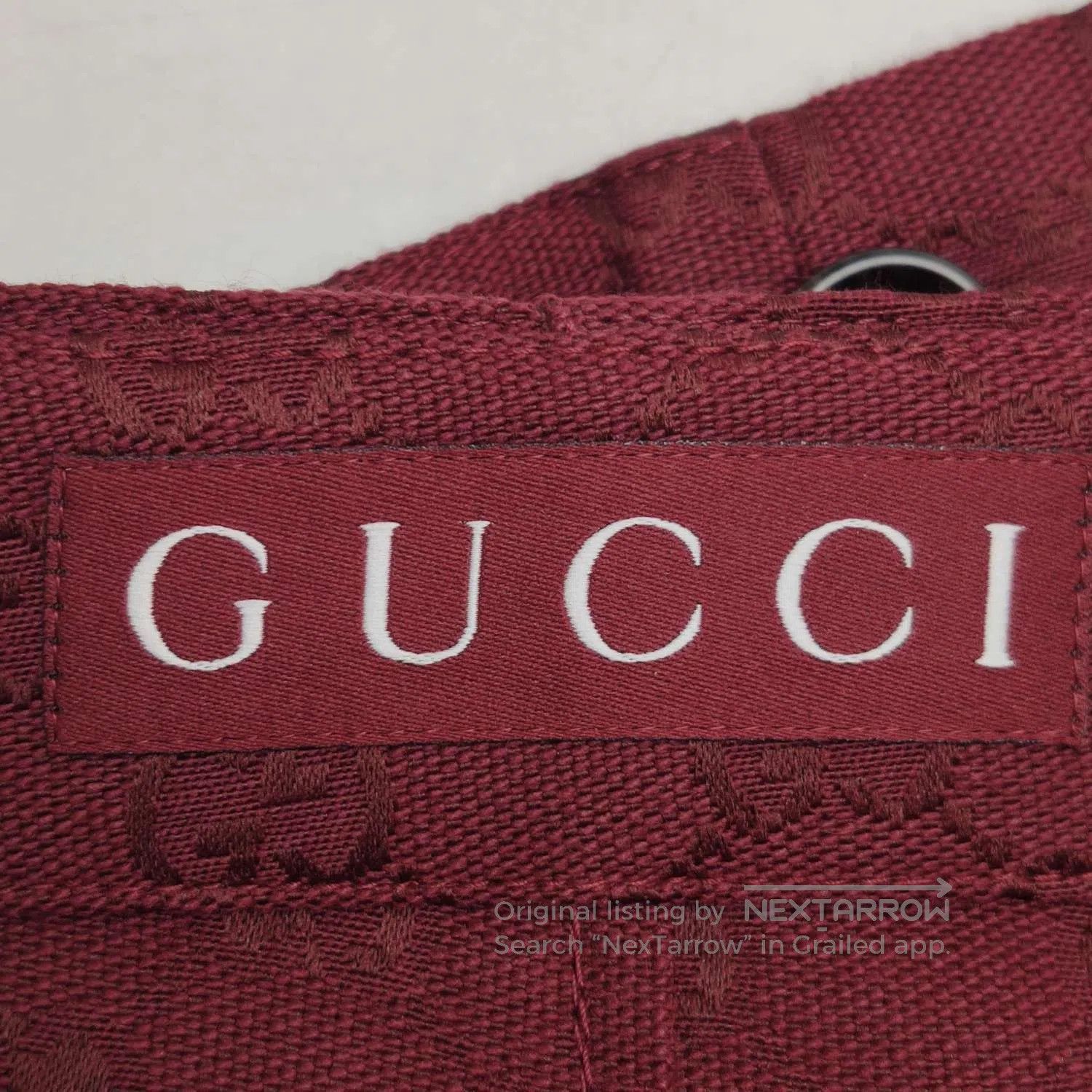 Gucci Gucci Red Double G Cotton Shorts M. Size US 38 / EU 54 - 2 Thumbnail